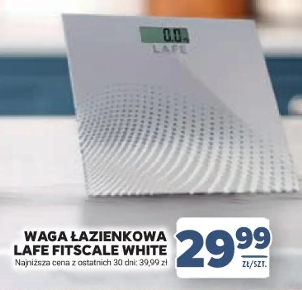 WAGA ŁAZIENKOWA LAFE FITSCALE WHITE
