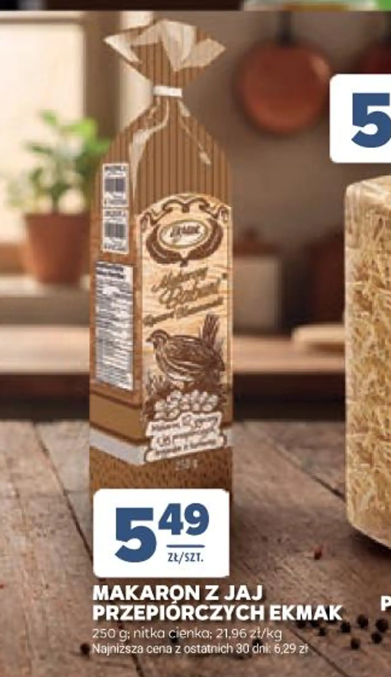 MAKARON Z JAJ PRZEPIÓRCZYCH EKMAK
