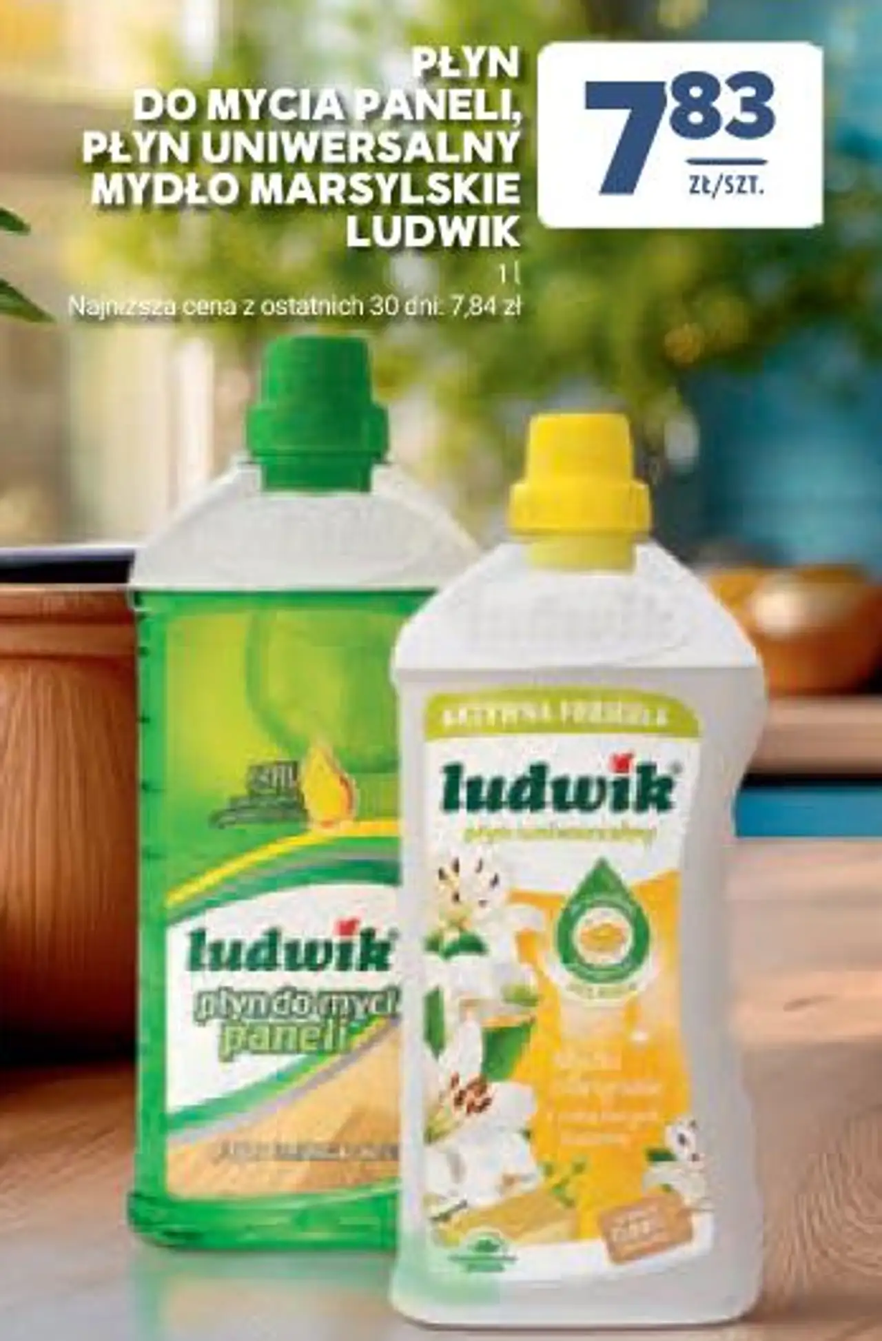PŁYN DO MYCIA PANELI, PŁYN UNIWERSALNY MYDŁO MARSYLSKIE LUDWIK