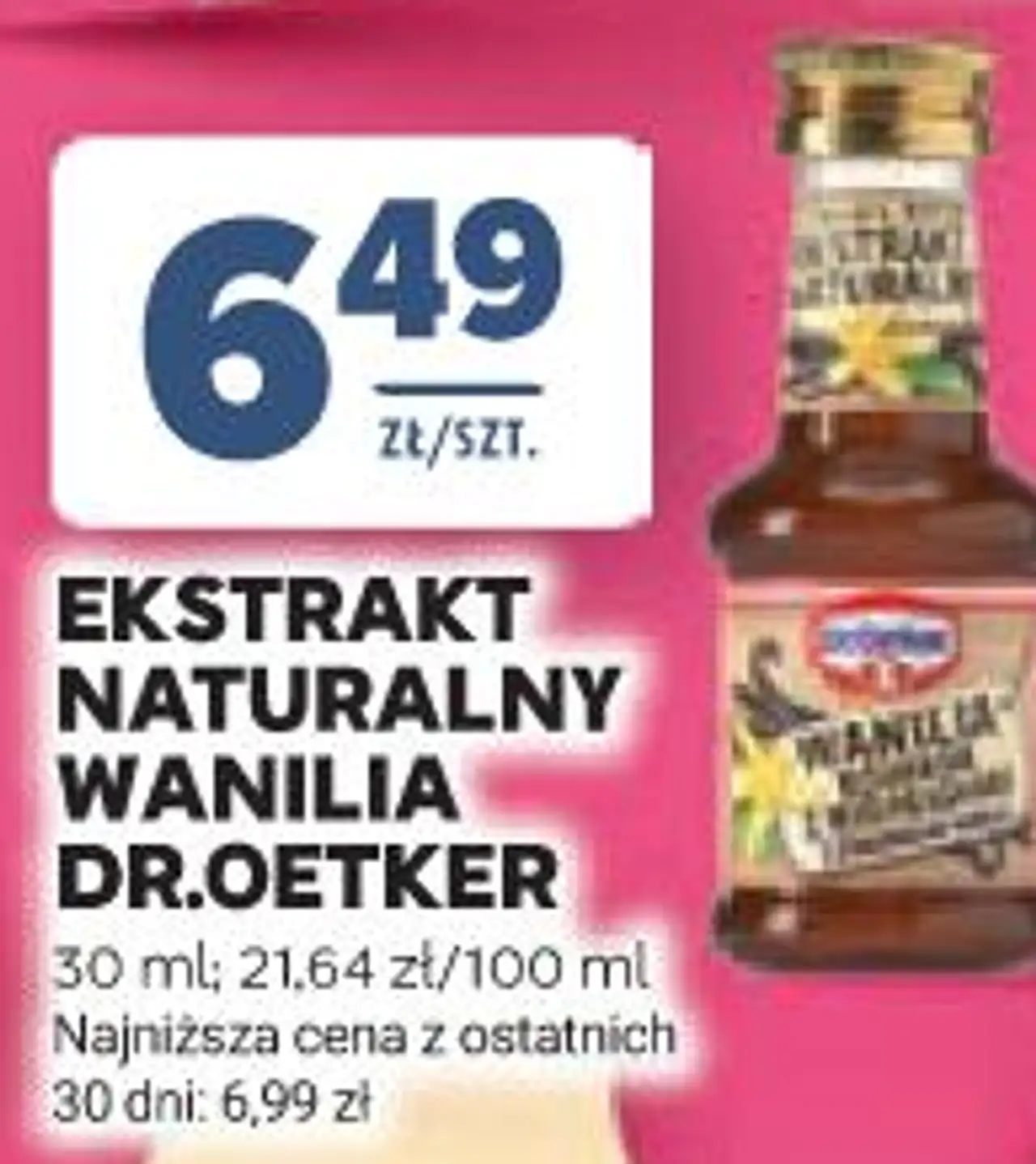 EKSTRAKT NATURALNY WANILIA DR.OETKER