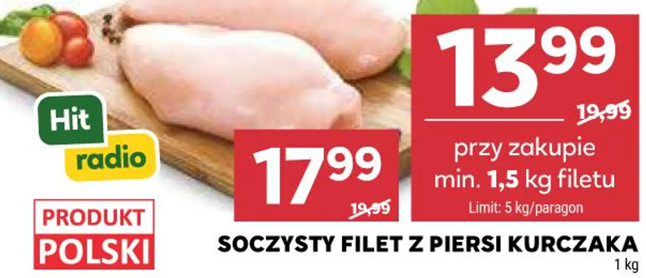 SOCZYSTY FILET Z PIERSI KURCZAKA