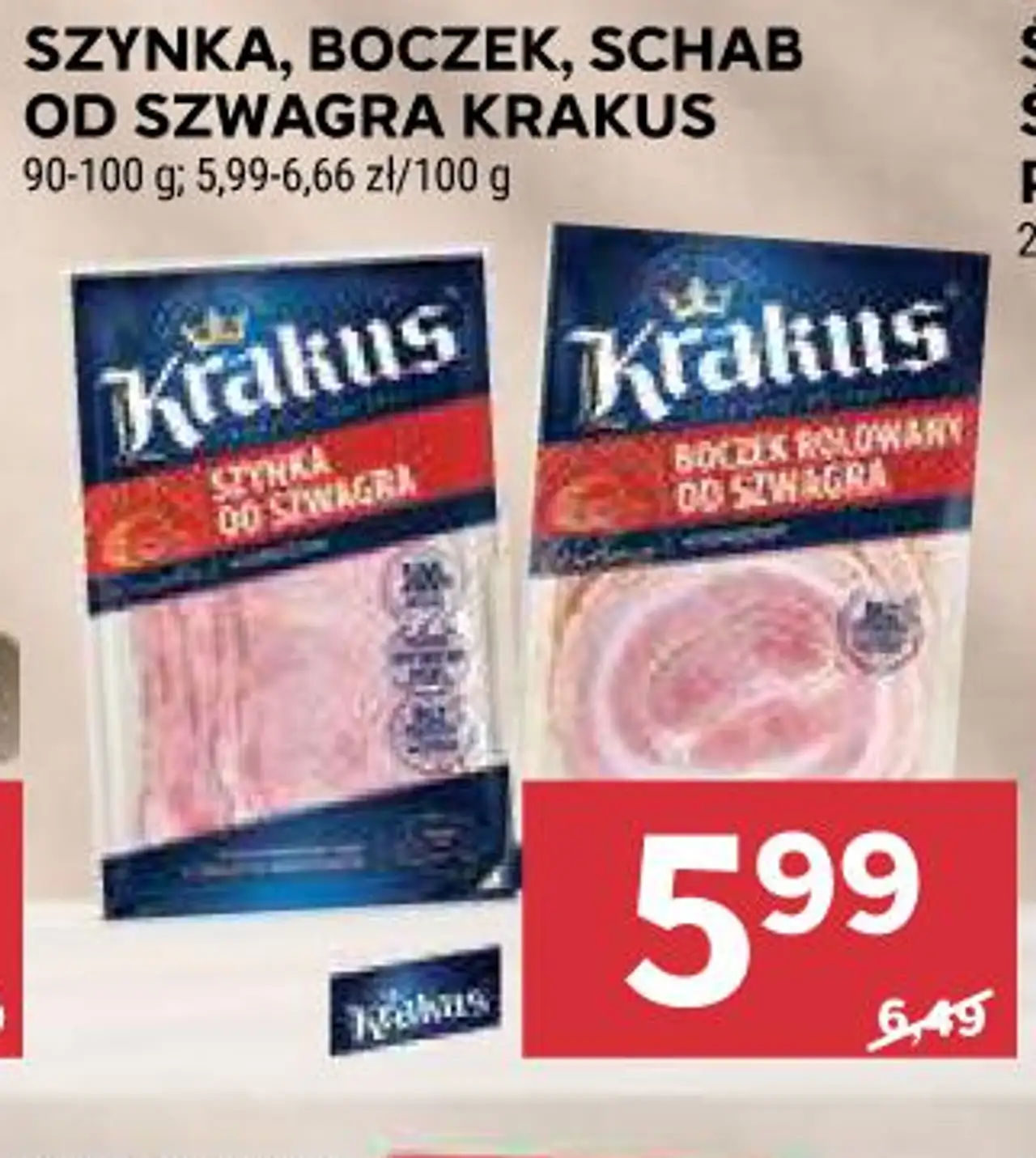 SZYNKA, BOCZEK, SCHAB OD SZWAGRA KRAKUS