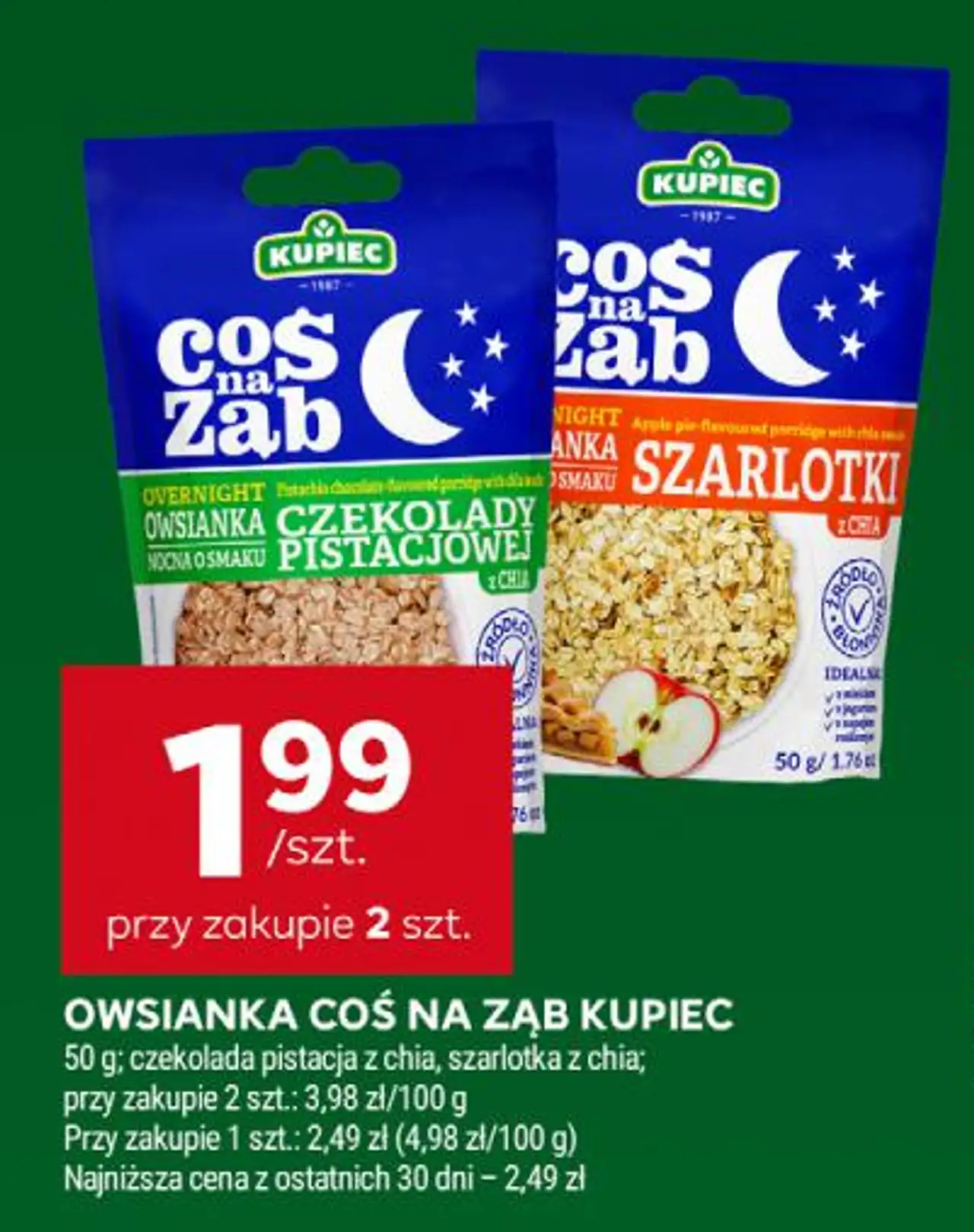Owsianka Coś na ząb Kupiec