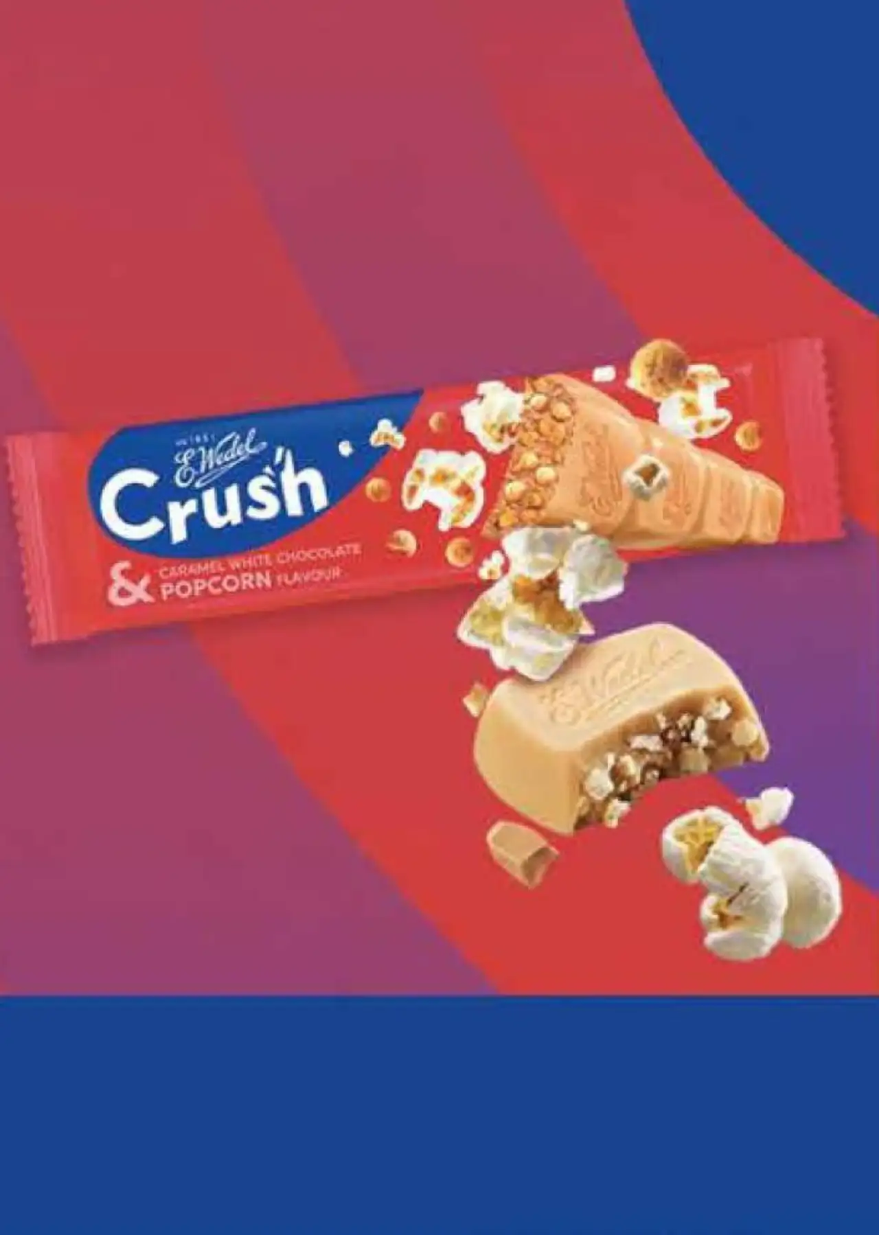 Baton E.Wedel Crush Caramel White Chocolate & Popcorn Flavour