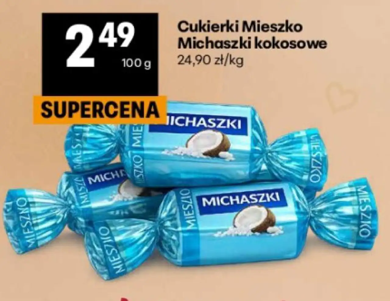 Cukierki Mieszko Michaszki kokosowe
