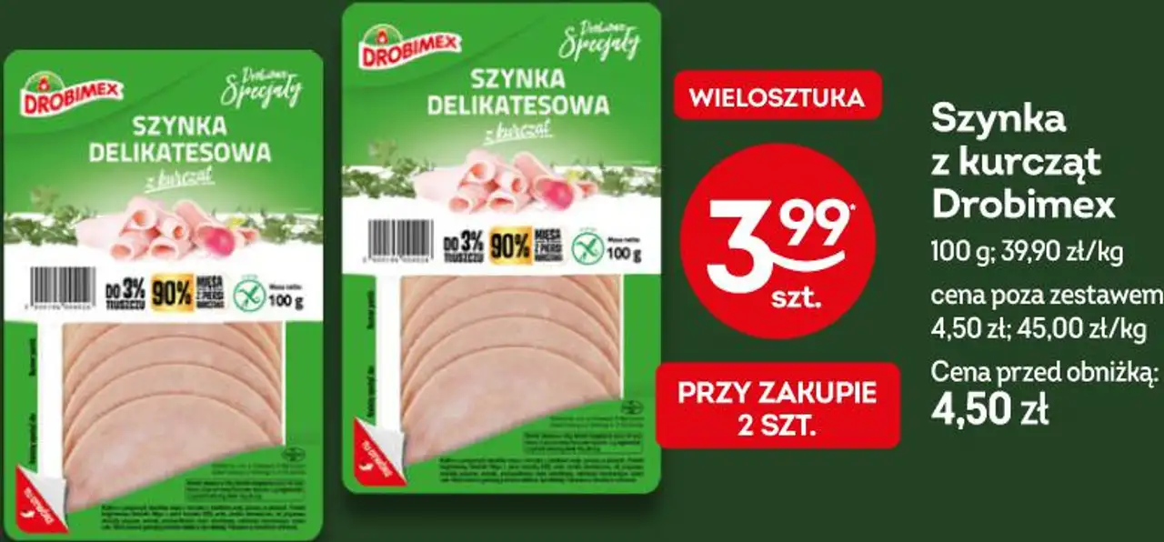 Szynka z kurcząt Drobimex