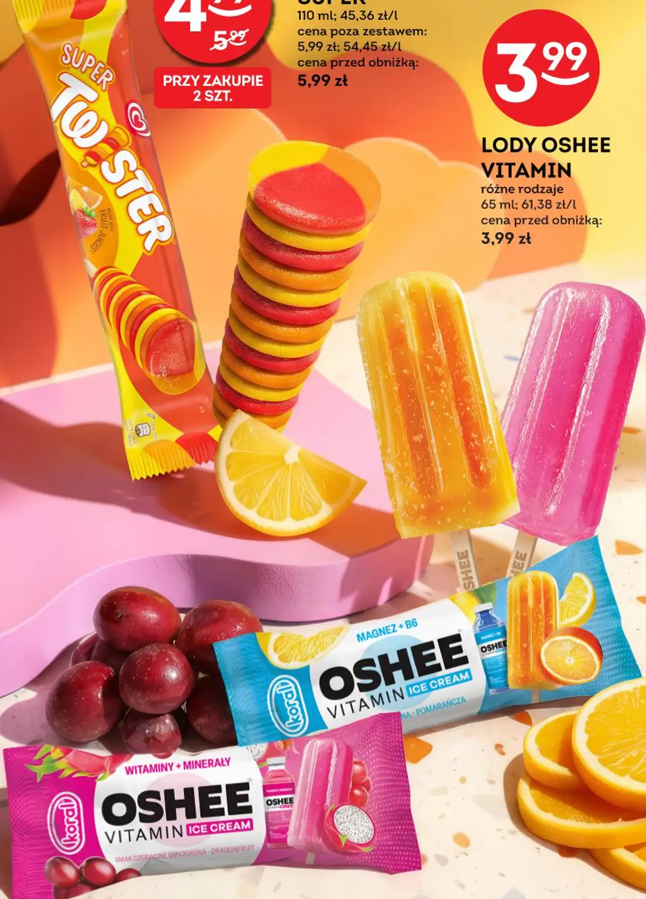 LODY OSHEE VITAMIN różne rodzaje 65 ml