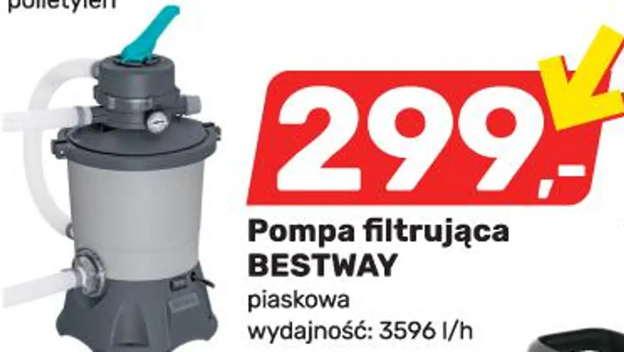 Pompa filtrująca BESTWAY piaskowa wydajność: 3596 l/h