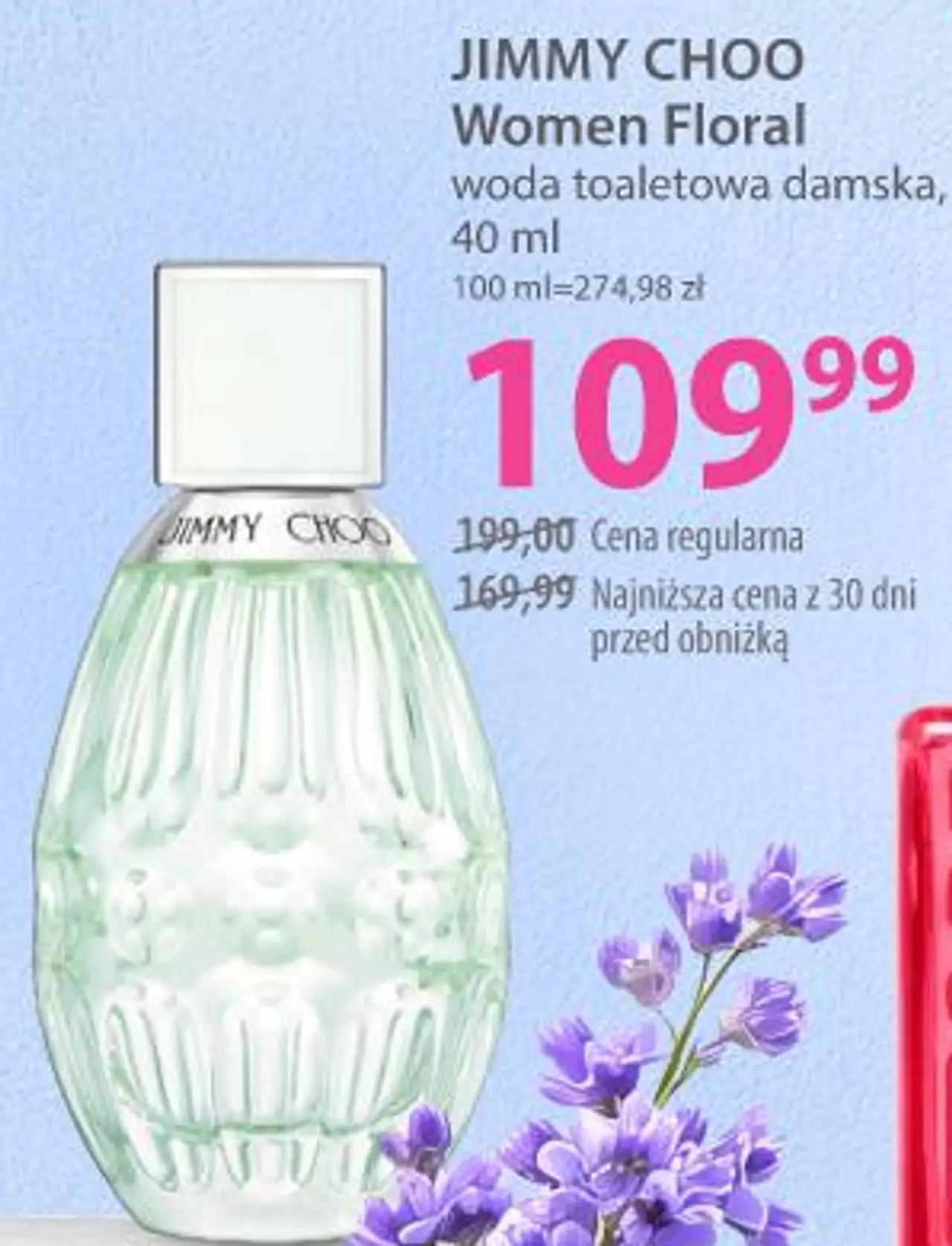 JIMMY CHOO Women Floral woda toaletowa damska, 40 ml