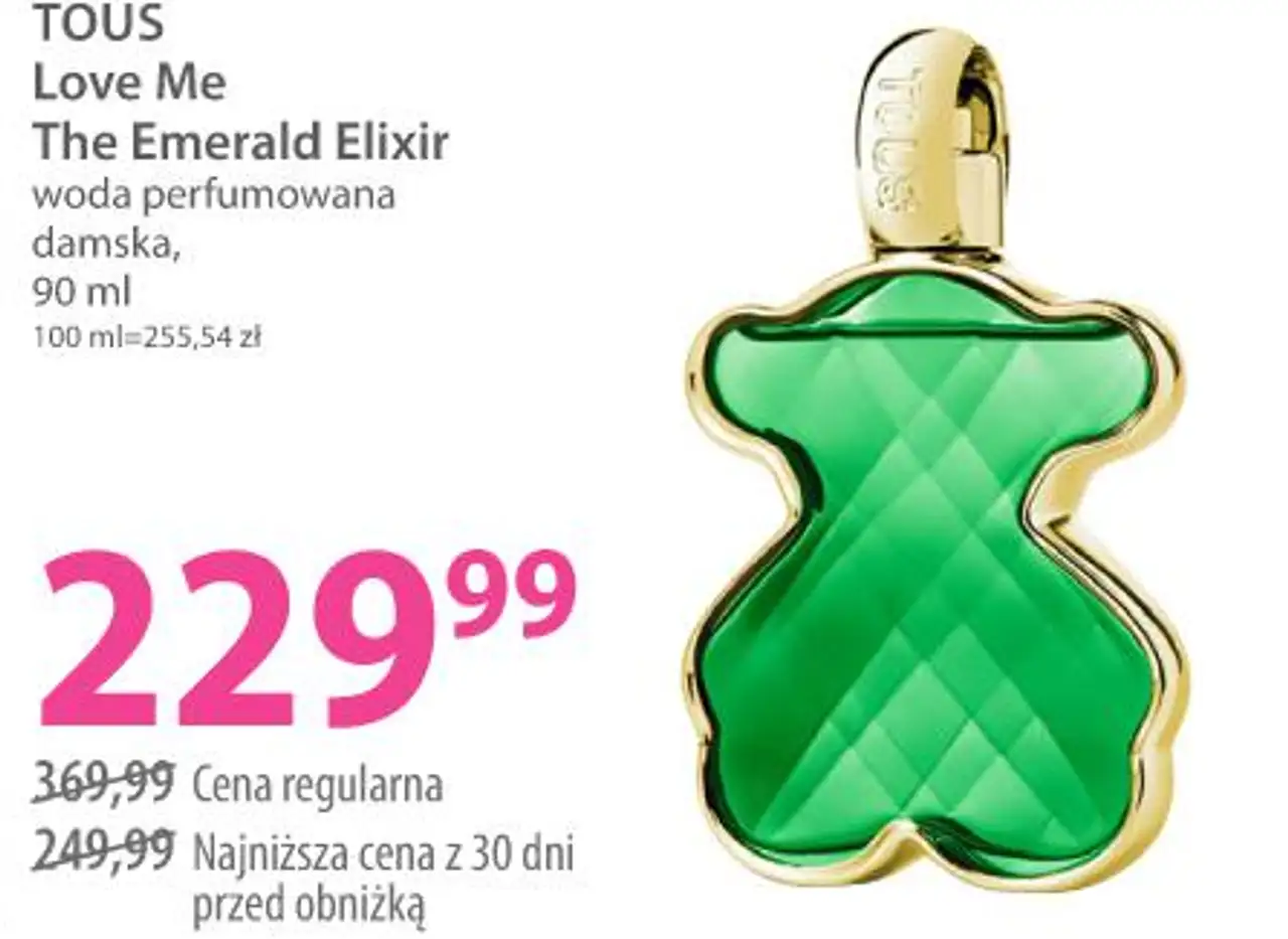 TOUS Love Me The Emerald Elixir woda perfumowana damska, 90 ml