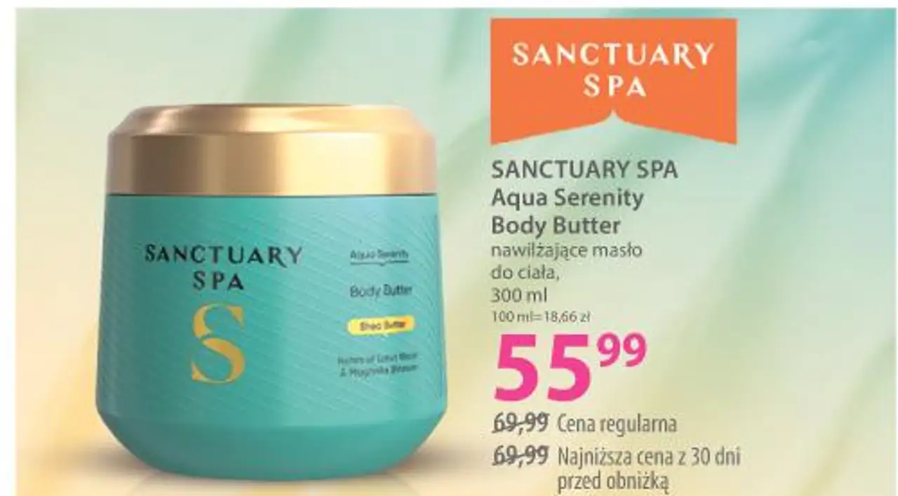 Aqua Serenity Body Butter nawilżające masło do ciała, 300 ml