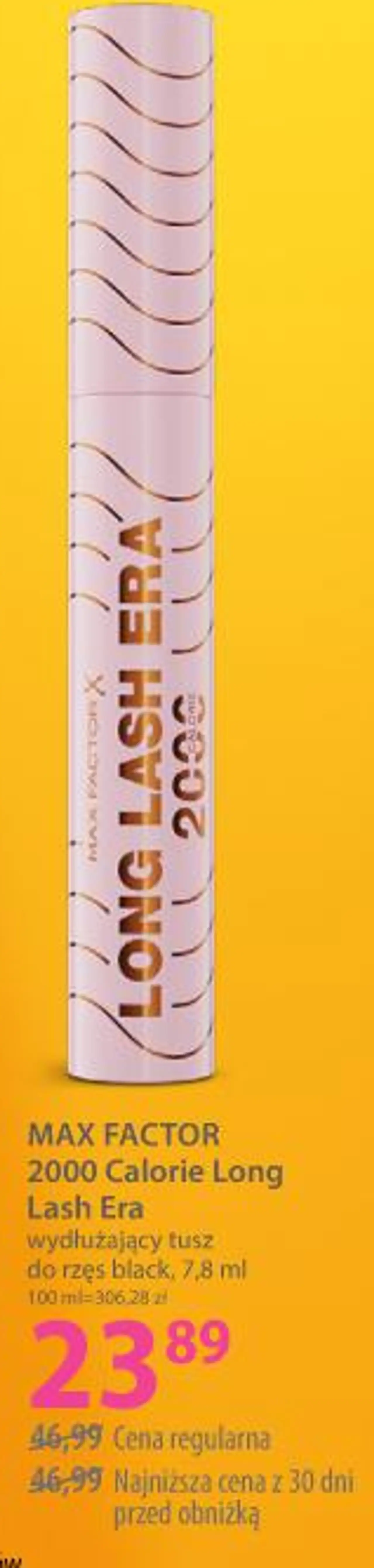 MAX FACTOR 2000 Calorie Long Lash Era wydłużający tusz do rzęs