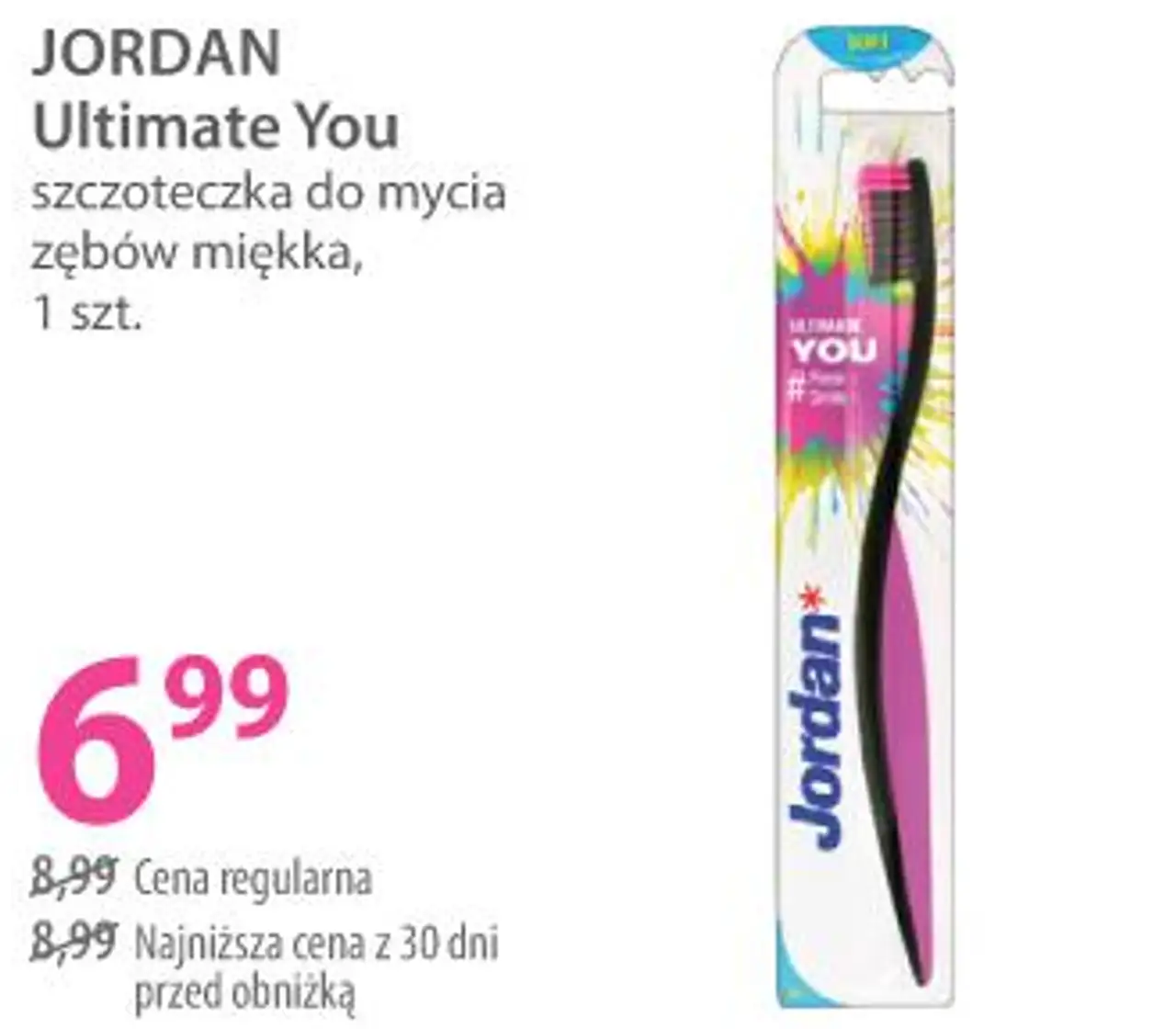 Jordan Ultimate You szczoteczka do mycia zębów miękka, 1 szt.