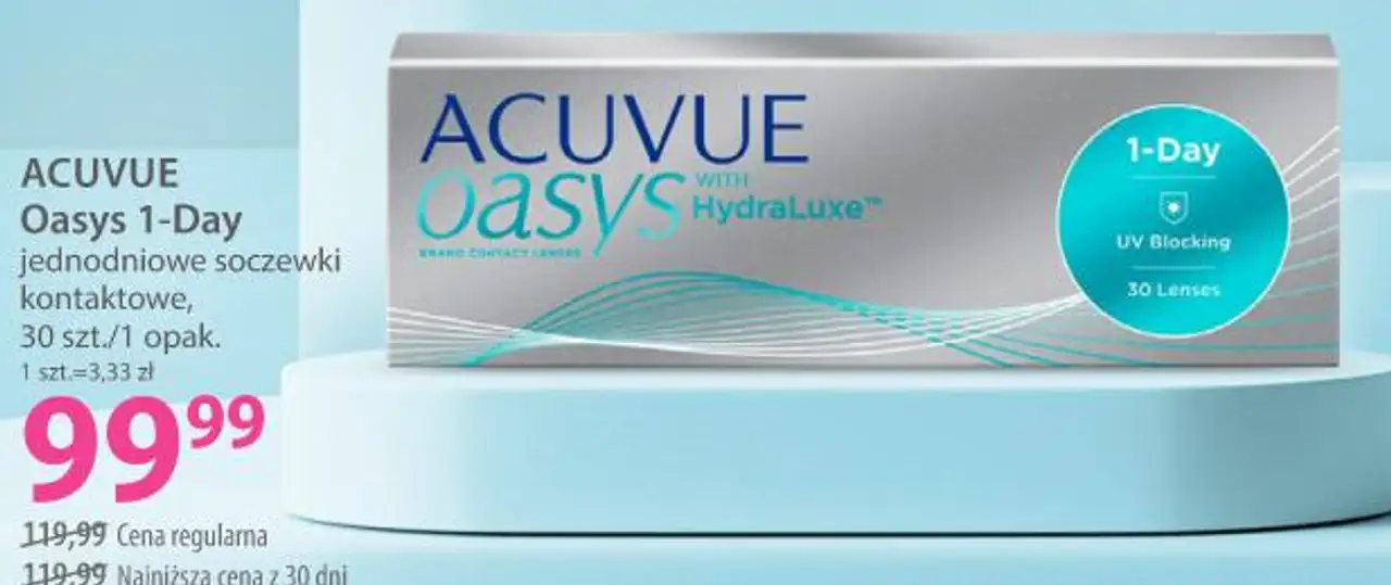 ACUVUE Oasys 1-Day jednodniowe soczewki kontaktowe, 30 szt.