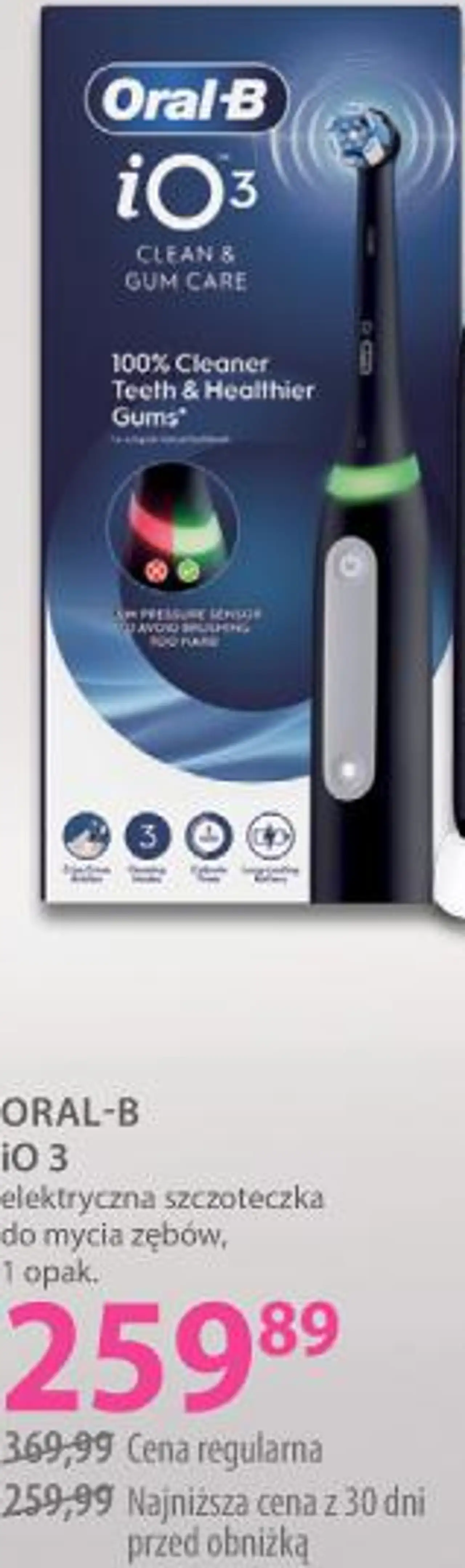 ORAL-B iO 3 elektryczna szczoteczka do mycia zębów