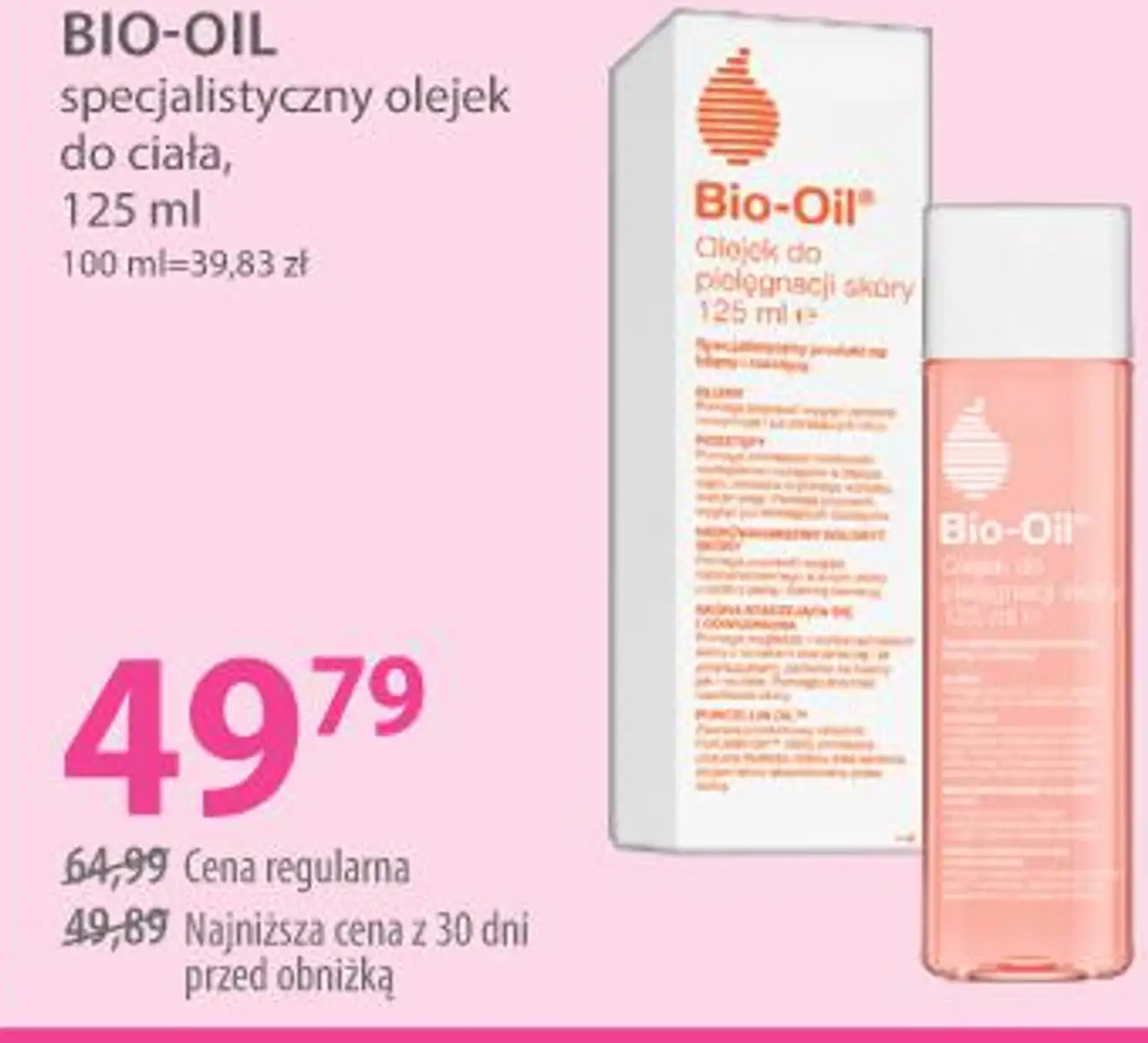 specjalistyczny olejek do ciała, 125 ml BIO-OIL