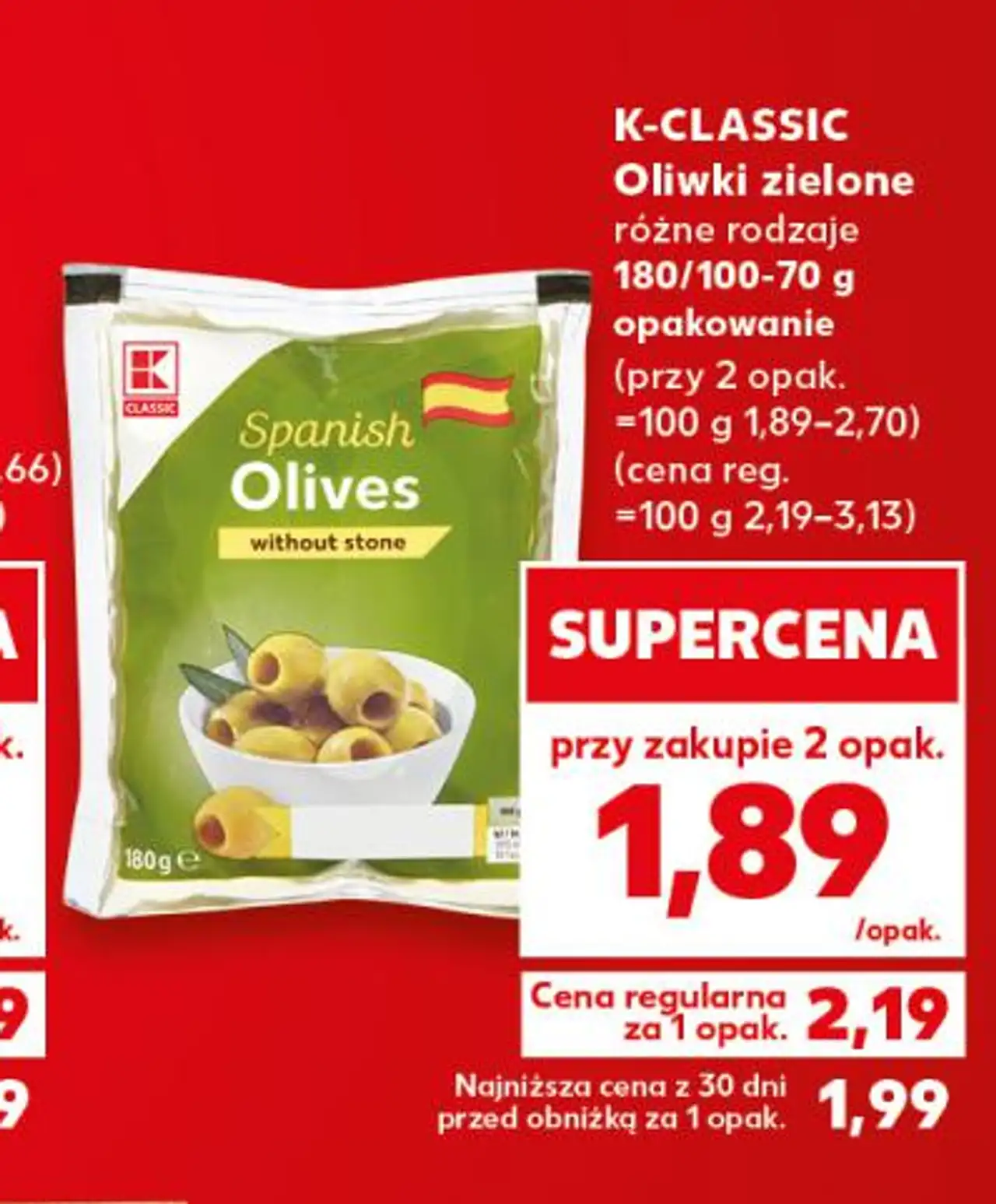 Oliwki zielone różne rodzaje