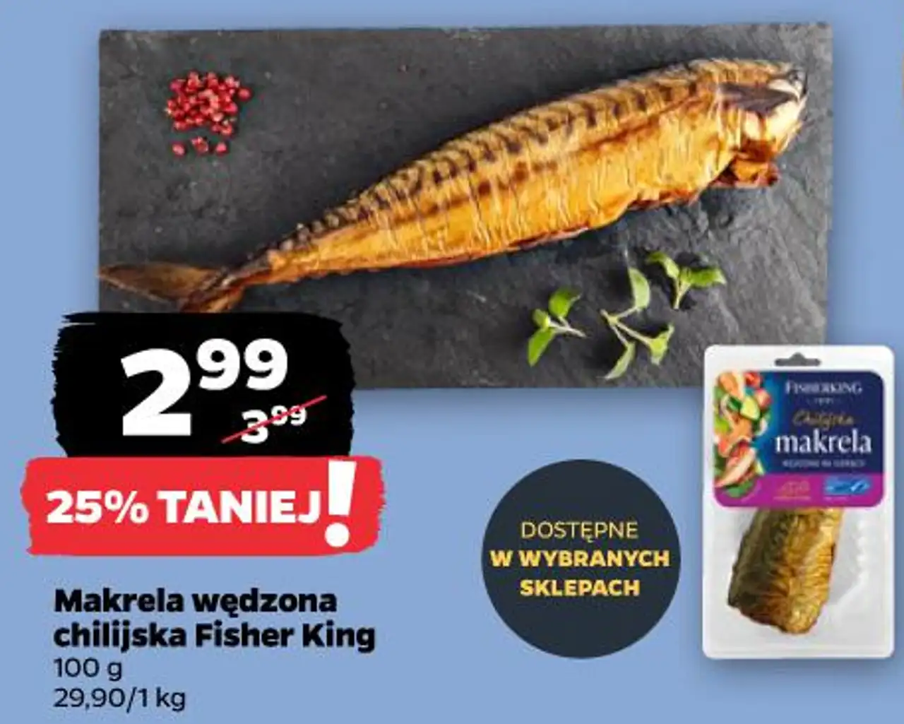 Makrela wędzona chilijska Fisher King