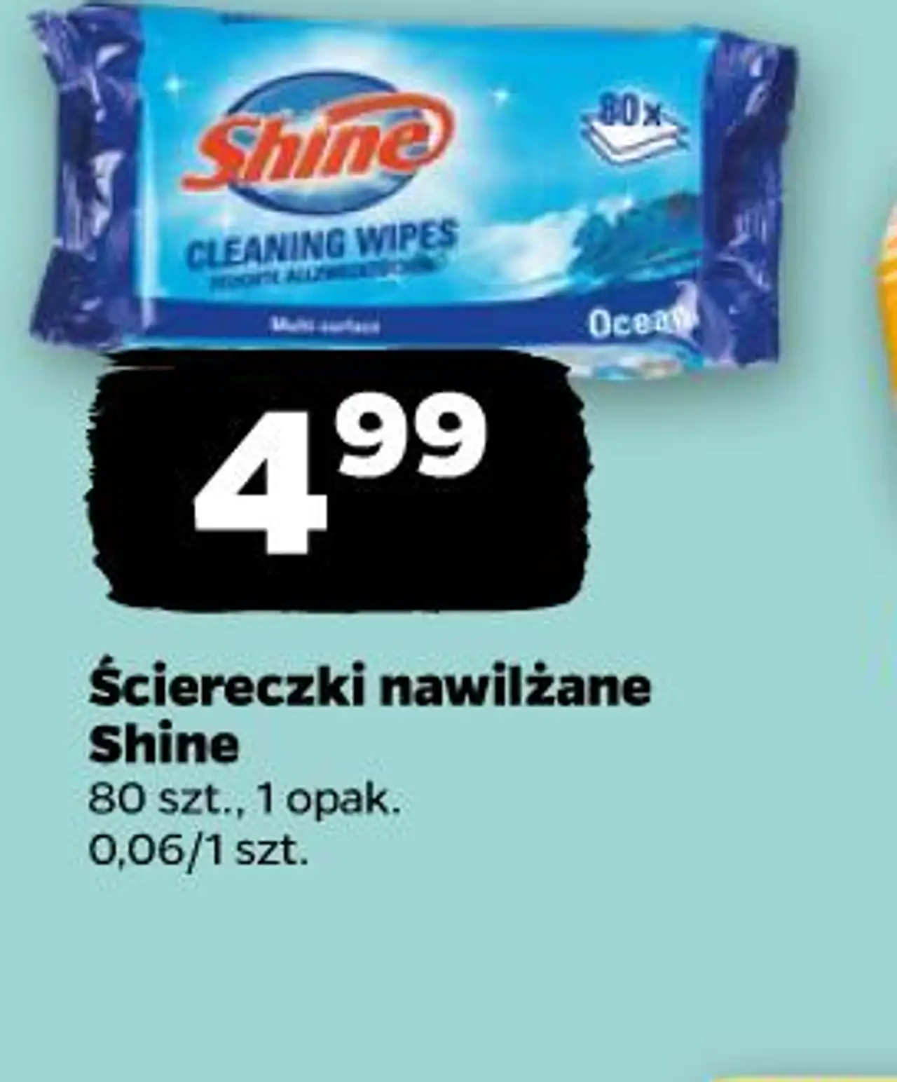Ściereczki nawilżane Shine