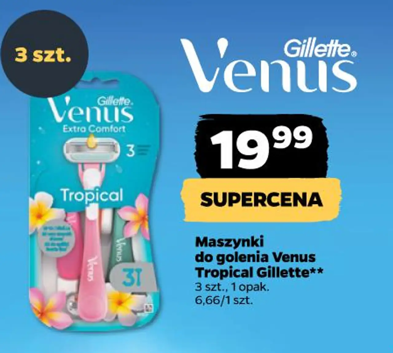Maszynki do golenia Venus Tropical Gillette**