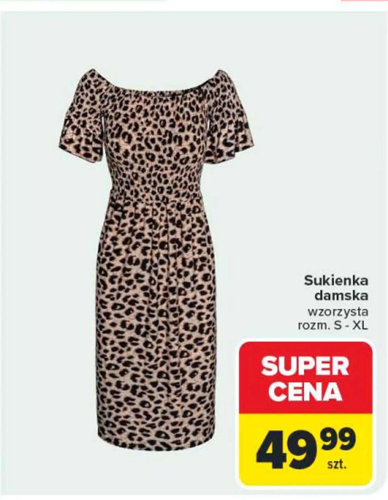 Sukienka damska wzorzysta rozm. S - XL