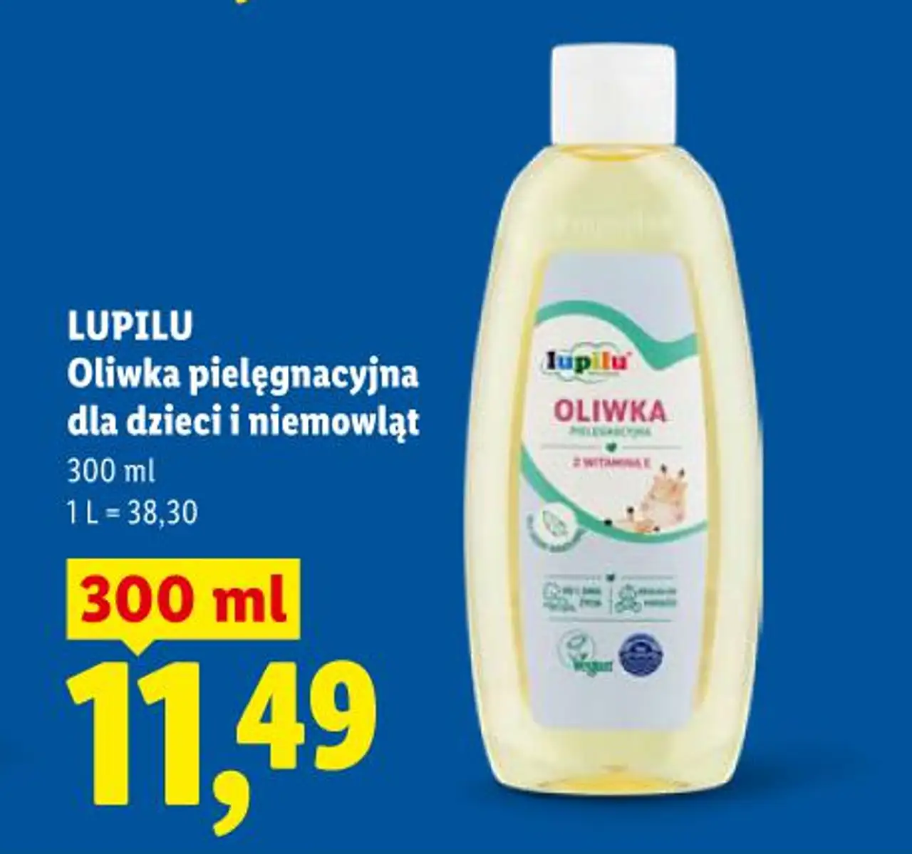 Oliwka pielęgnacyjna dla dzieci i niemowląt