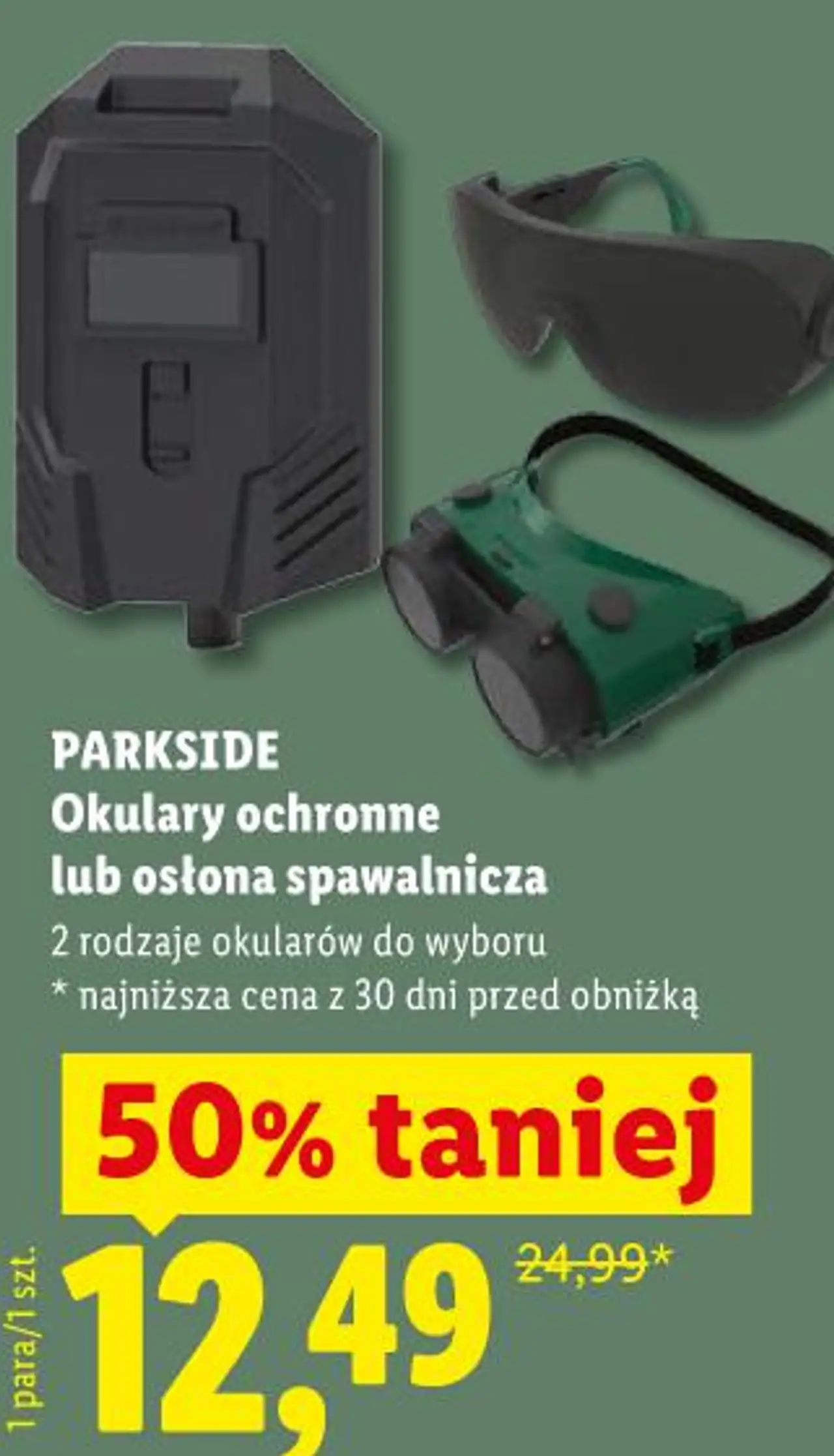 PARKSIDE Okulary ochronne lub osłona spawalnicza