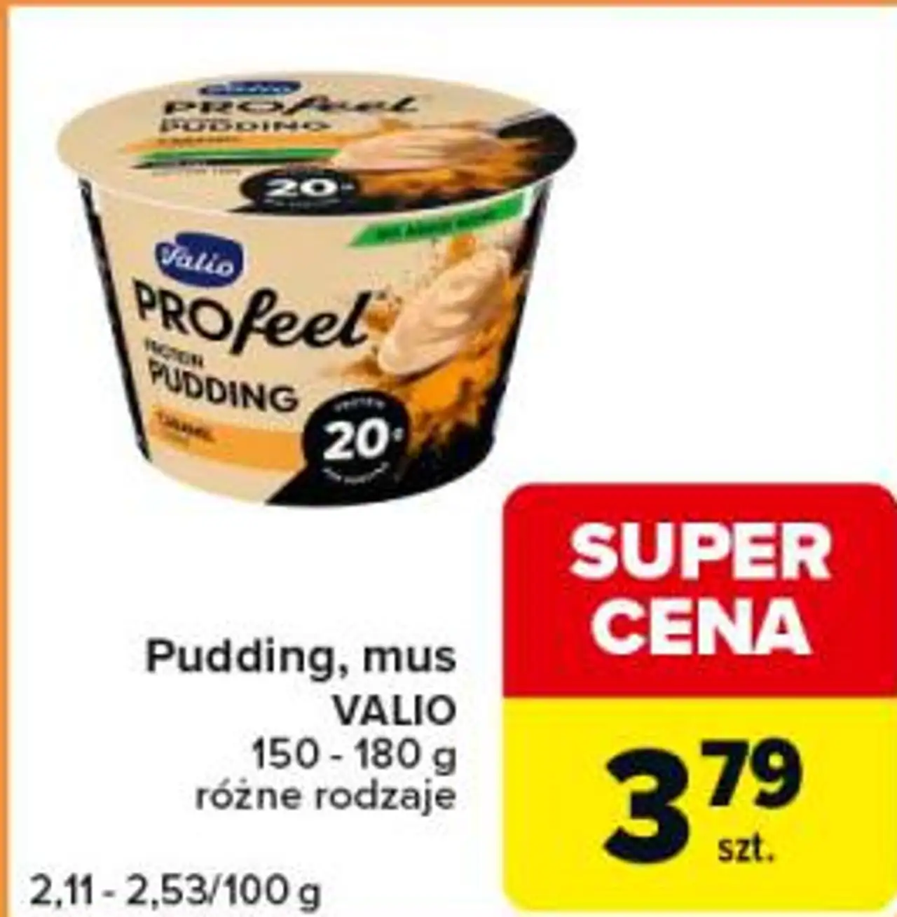 Pudding, mus VALIO