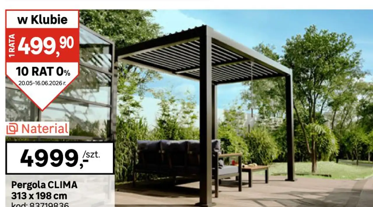 Pergola CLIMA Naterial