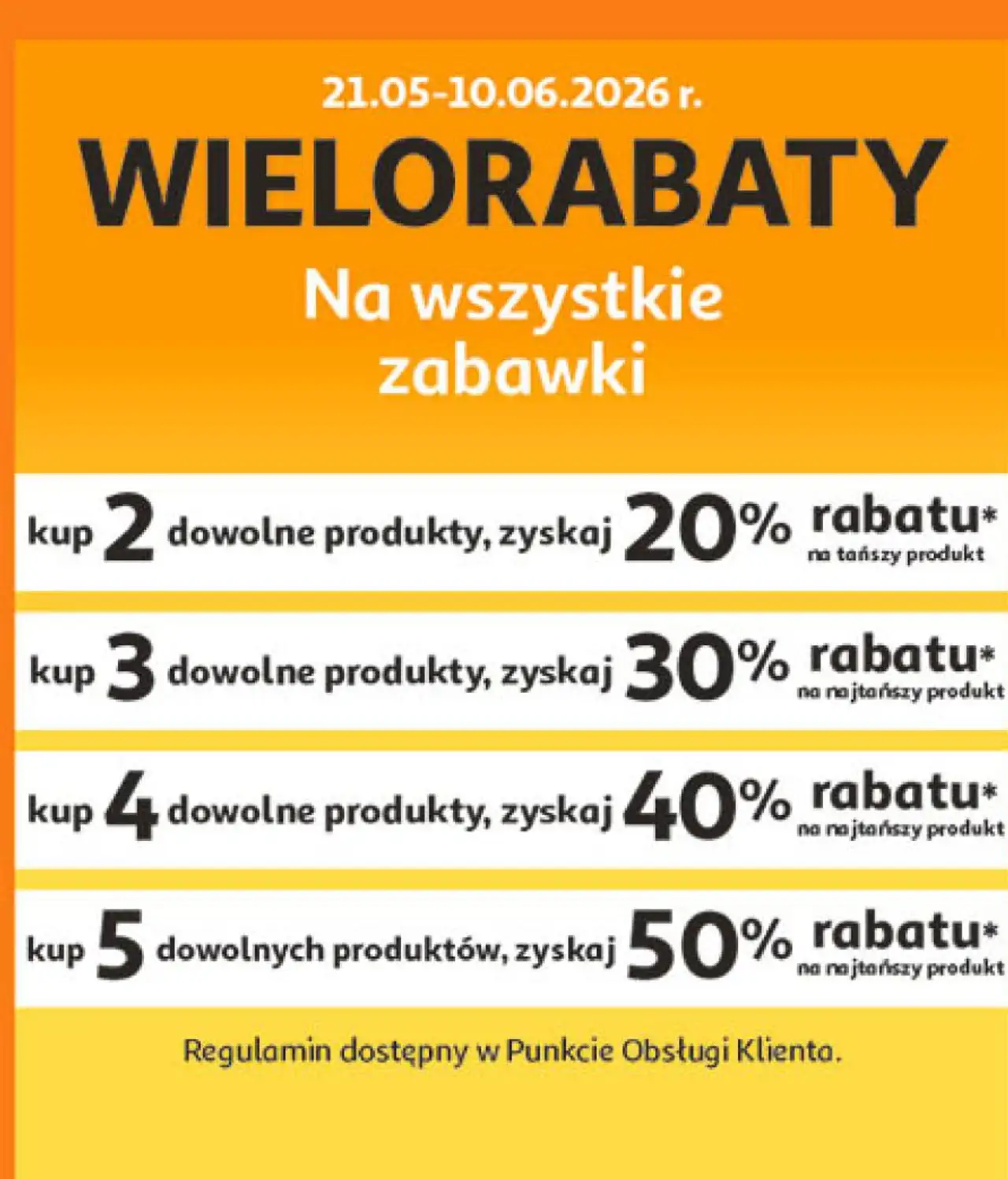 Wielorabaty na wszystkie zabawki