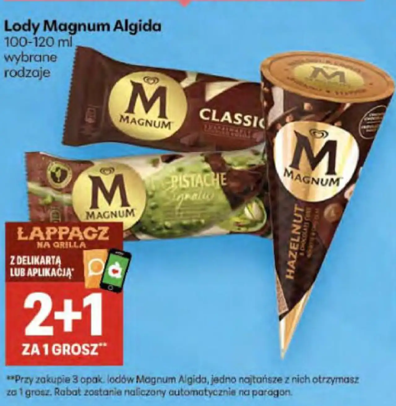 Lody Magnum Algida 100-120 ml wybrane rodzaje