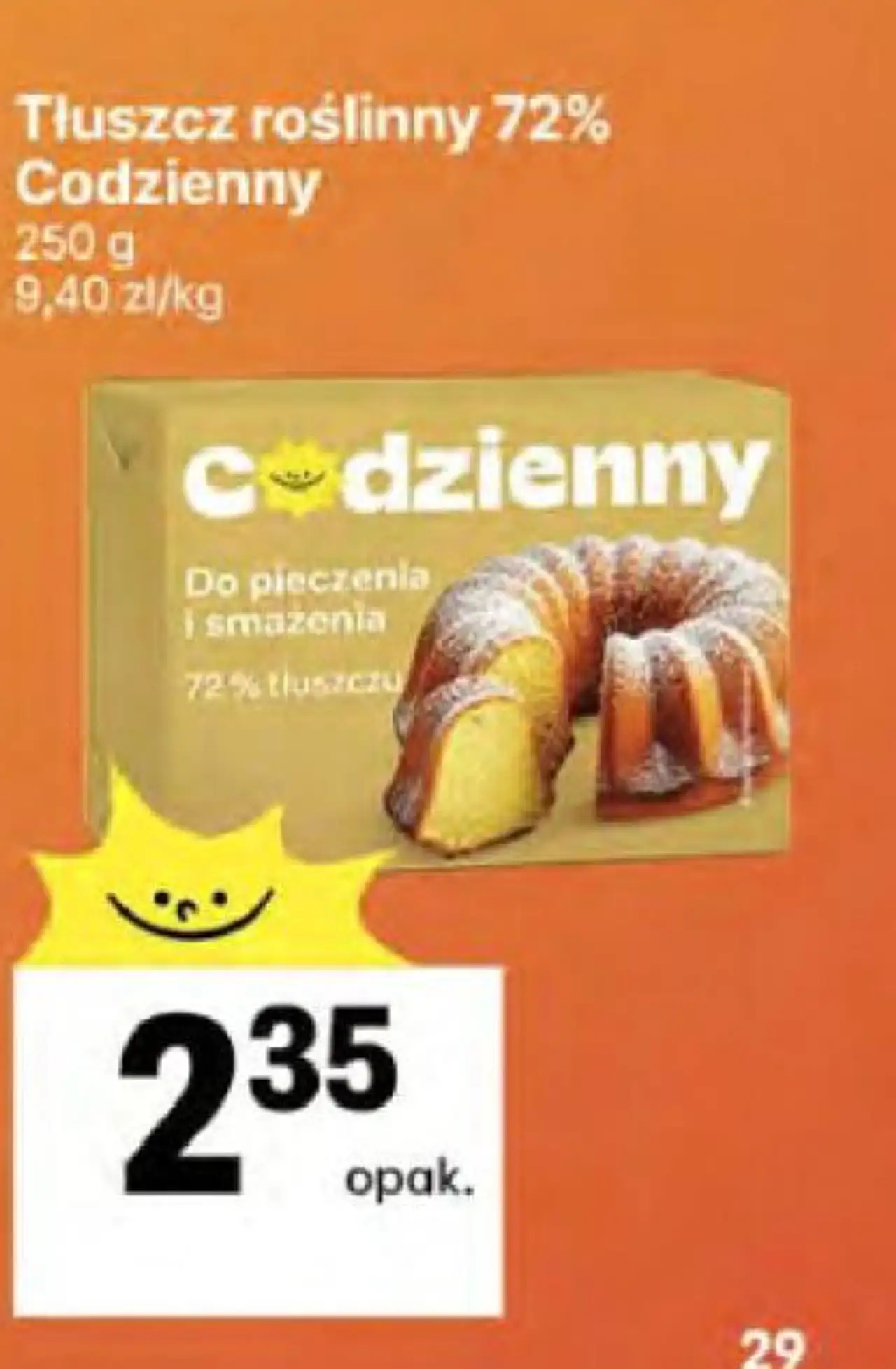 Tłuszcz roślinny 72% Codzienny