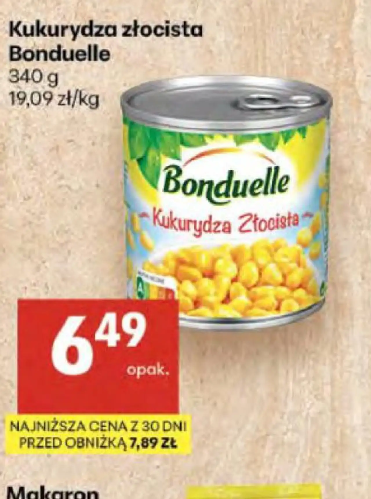Kukurydza złocista Bonduelle 340 g