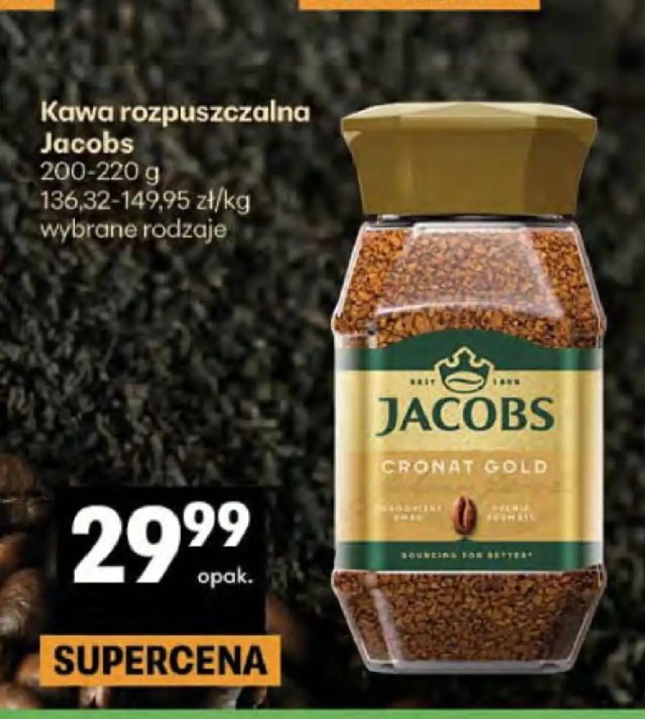 Kawa rozpuszczalna Jacobs 200-220 g wybrane rodzaje