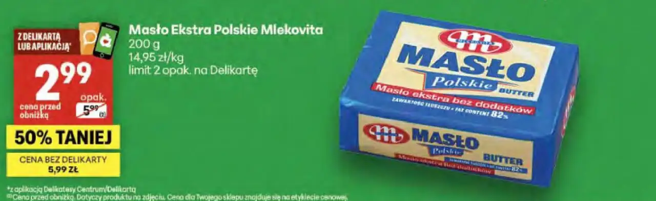 Masło Ekstra Polskie Mlekovita