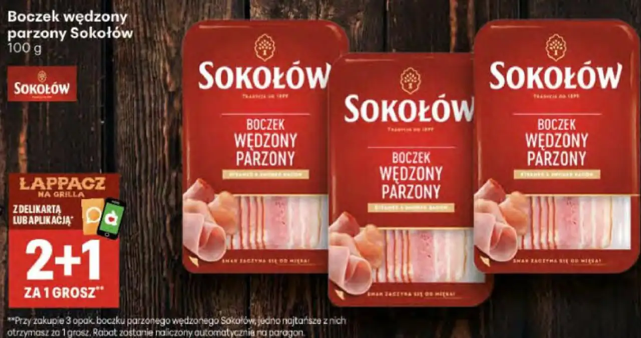 Boczek wędzony parzony Sokołów