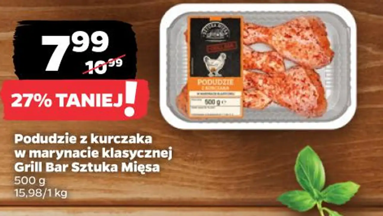 Podudzie z kurczaka w marynacie klasycznej Grill Bar Sztuka Mięsa