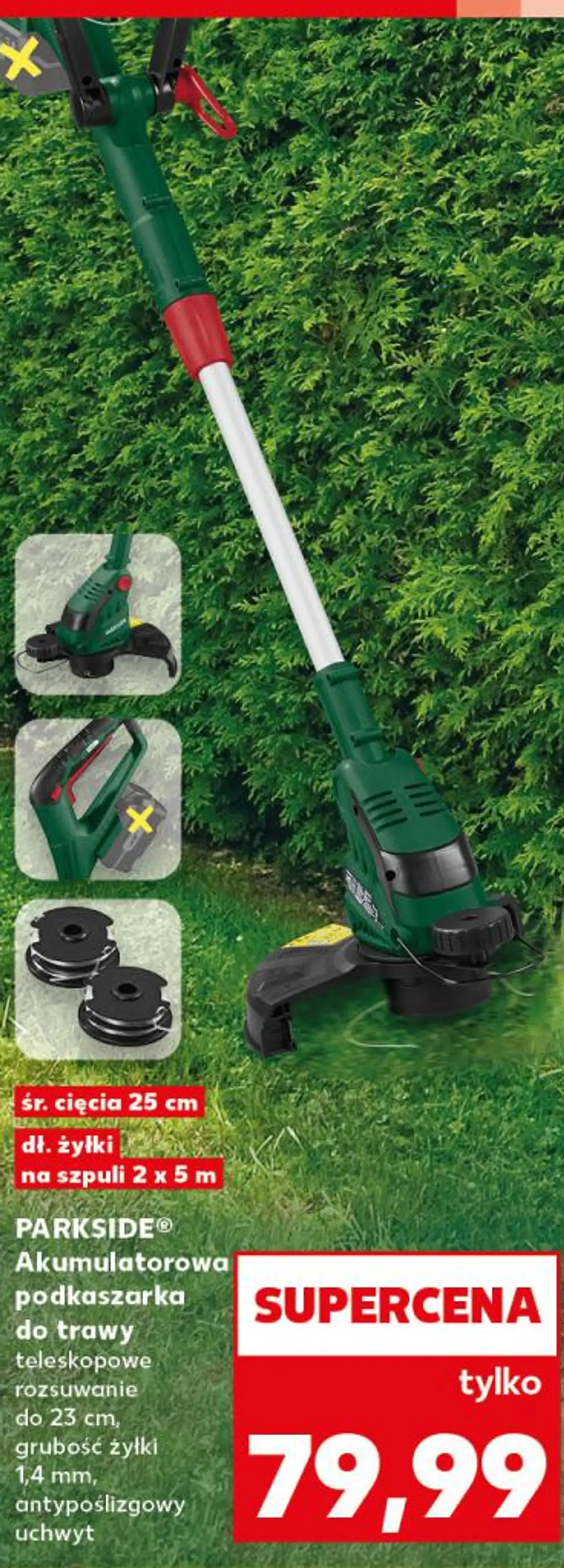 PARKSIDE® Akumulatorowa podkaszarka
