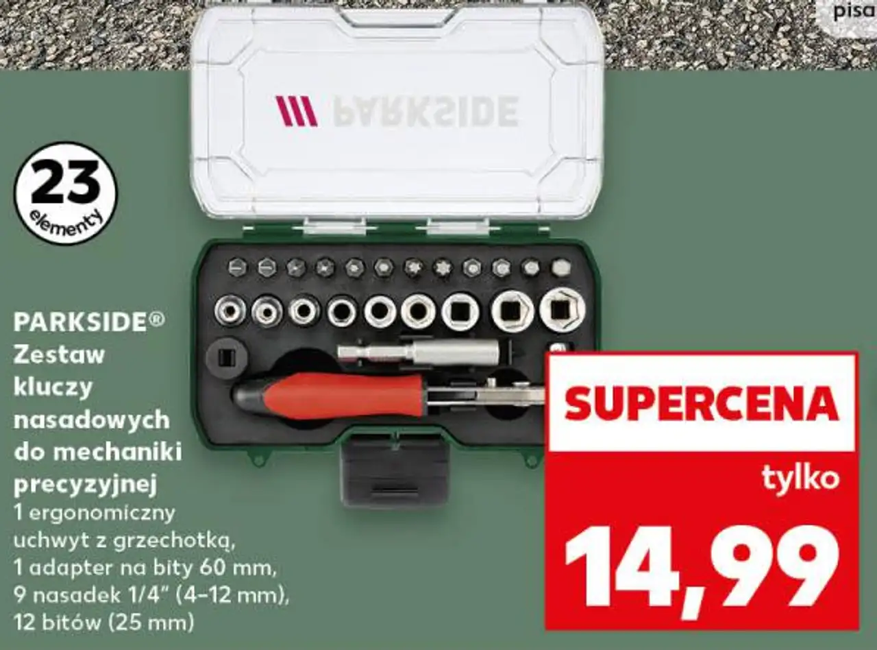 Zestaw kluczy nasadowych do mechaniki precyzyjnej PARKSIDE®
