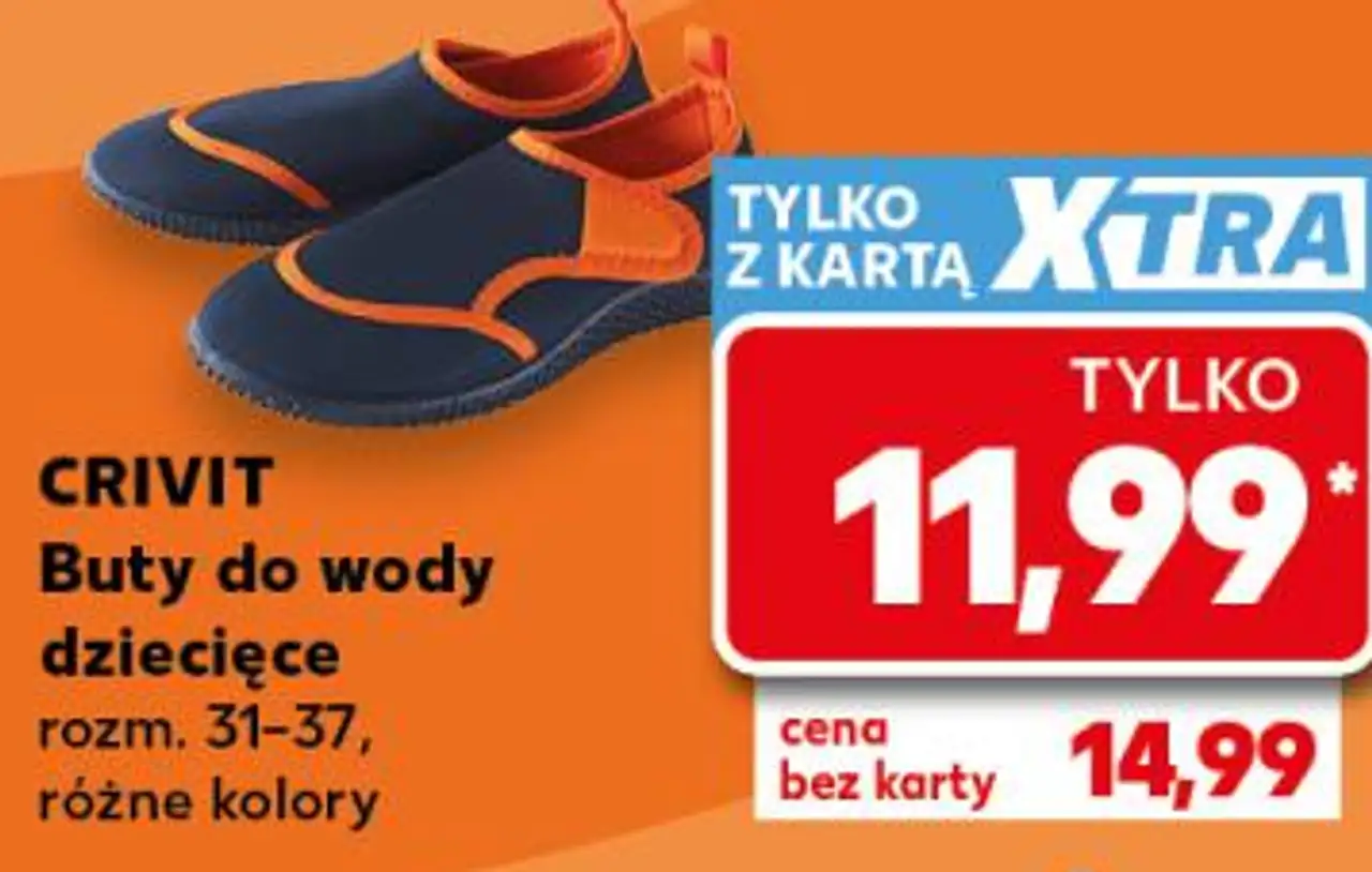 CRIVIT Buty do wody dziecięce rozm. 31-37, różne kolory