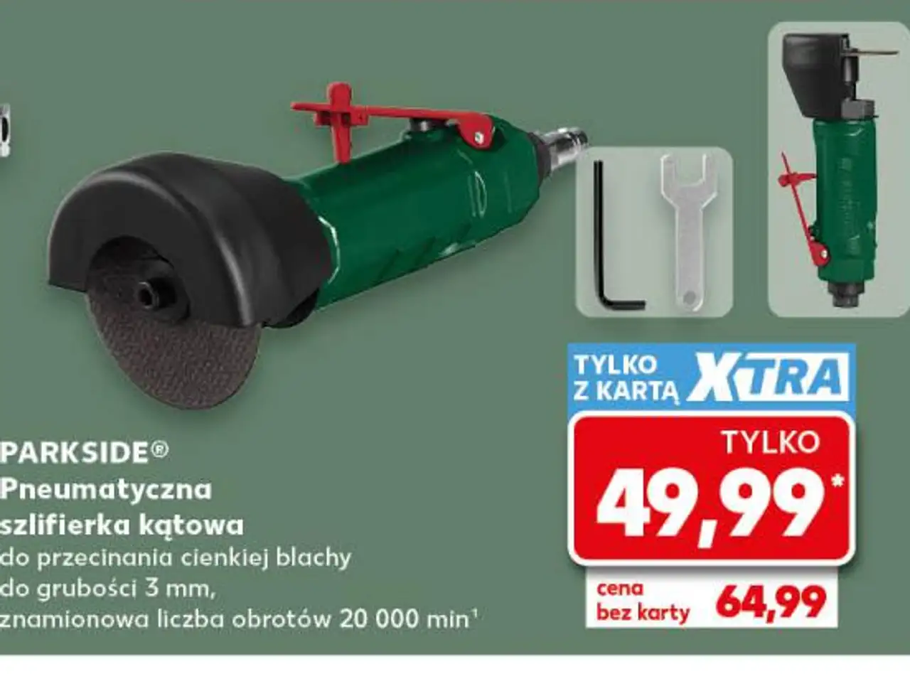 PARKSIDE® Pneumatyczna szlifierka kątowa