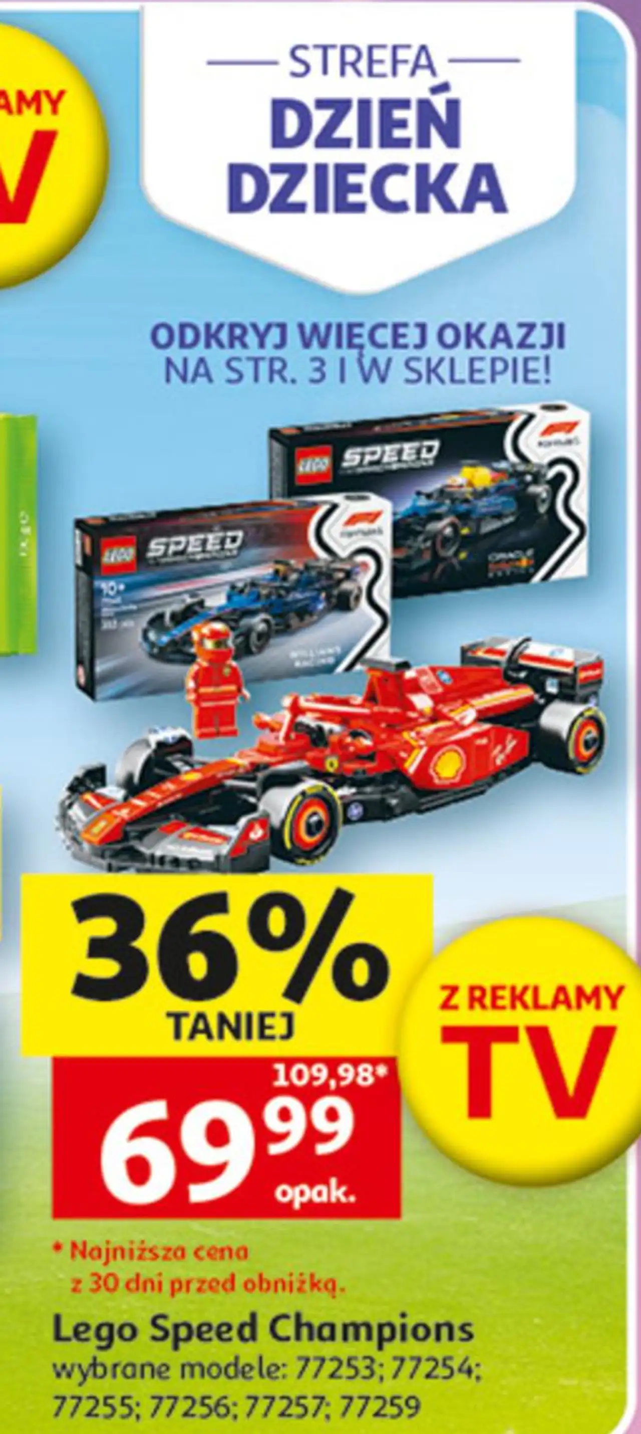 Lego Speed Champions wybrane modele: 77253; 77254; 77255; 77256; 77257; 77259
