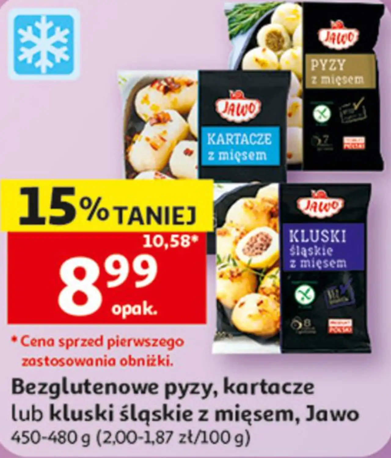 Bezglutenowe pyzy, kartacze lub kluski śląskie z mięsem