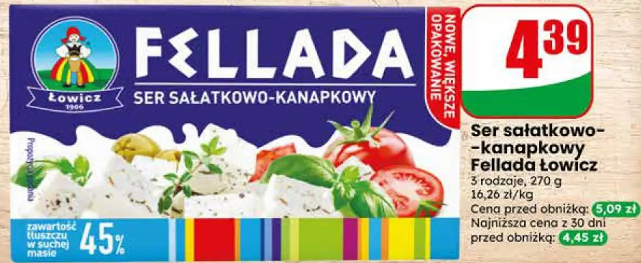Ser sałatkowo-kanapkowy Fellada Łowicz
