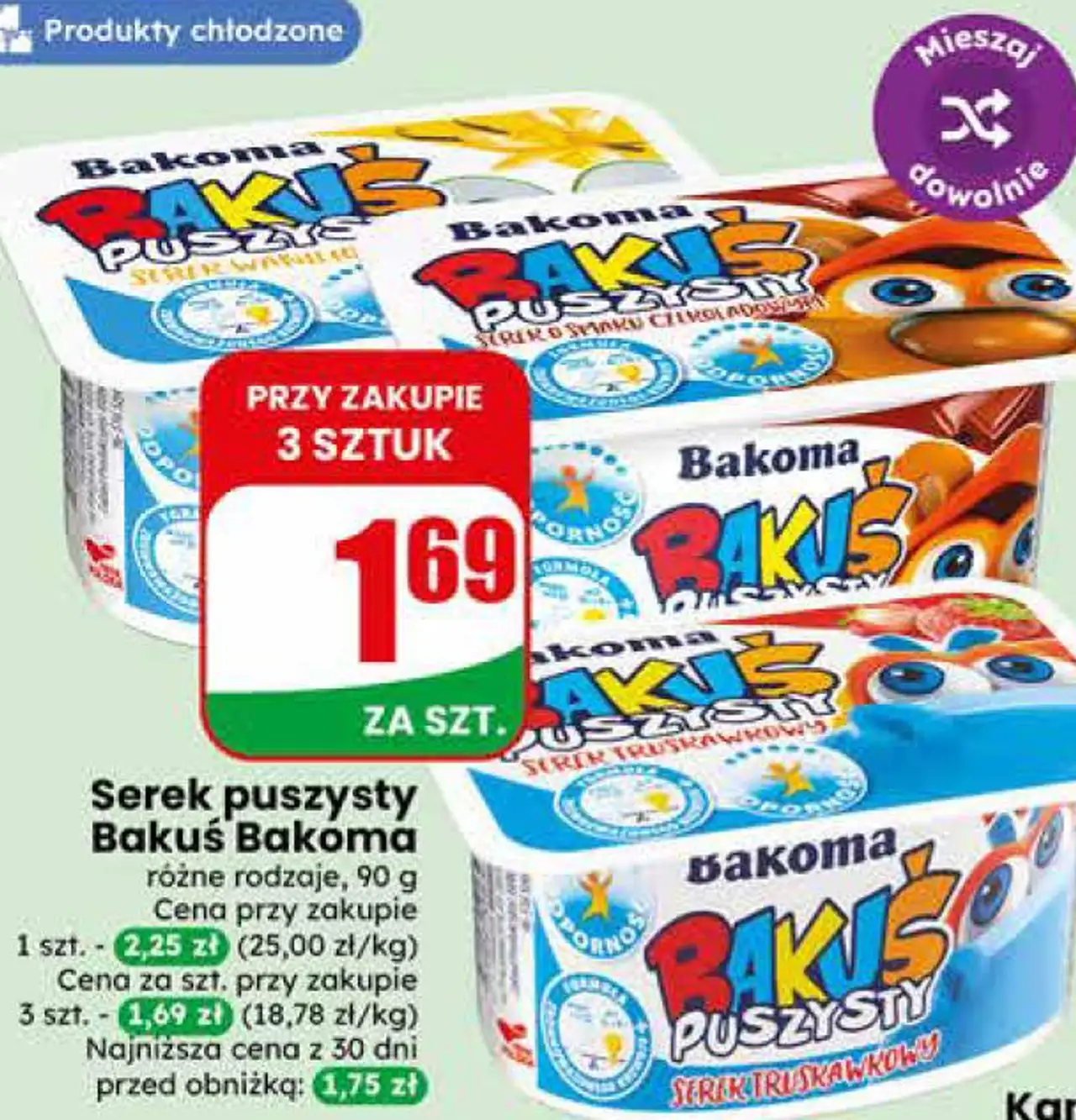 Serek puszysty Bakuś Bakoma