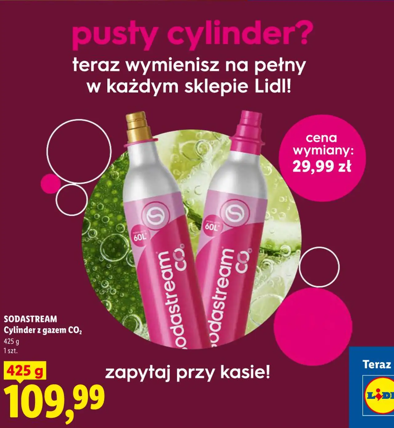 SODASTREAM Cylinder z gazem CO2