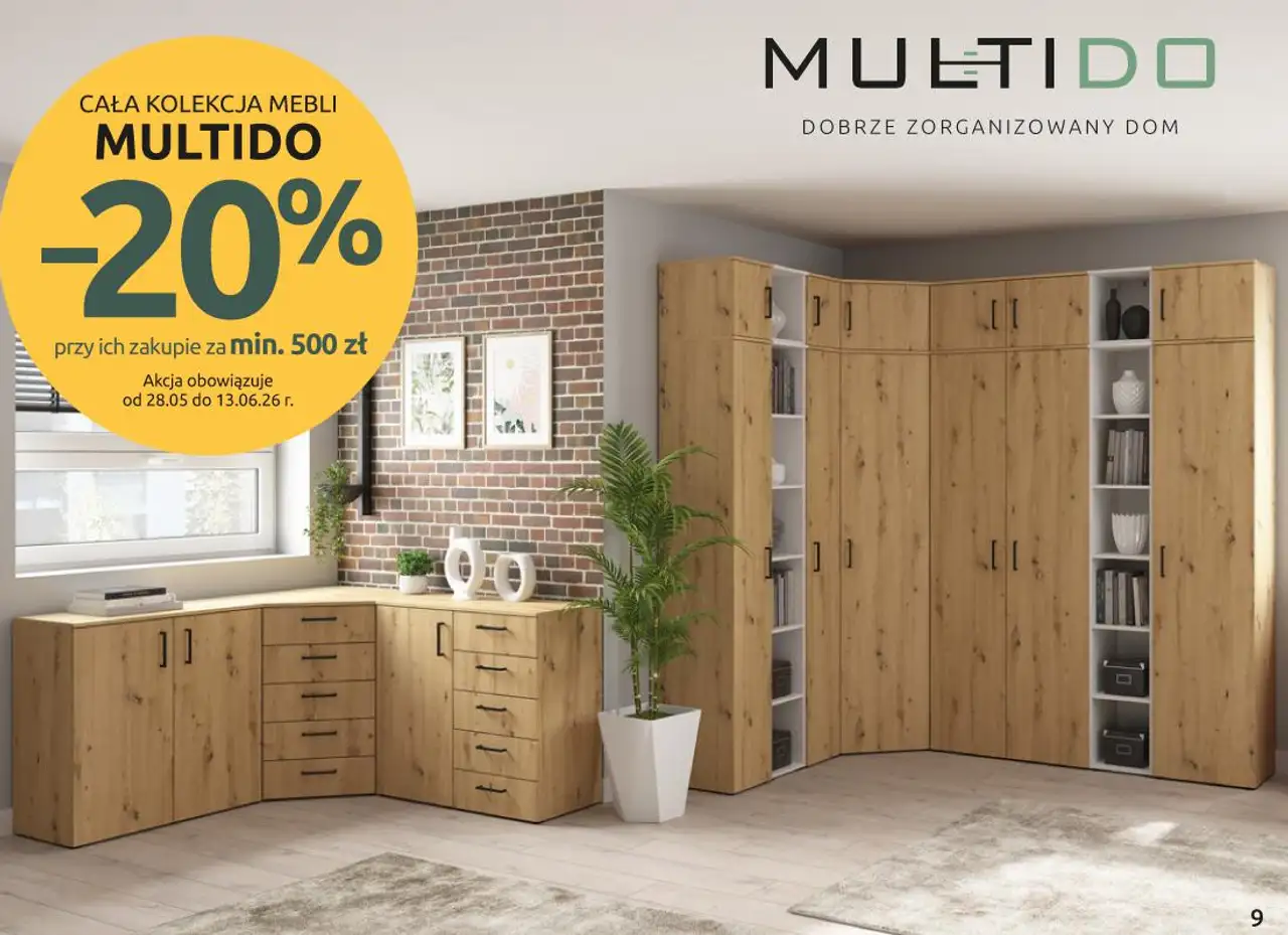 Kolekcja mebli Multido -20% przy ich zakupie za min. 500 zł