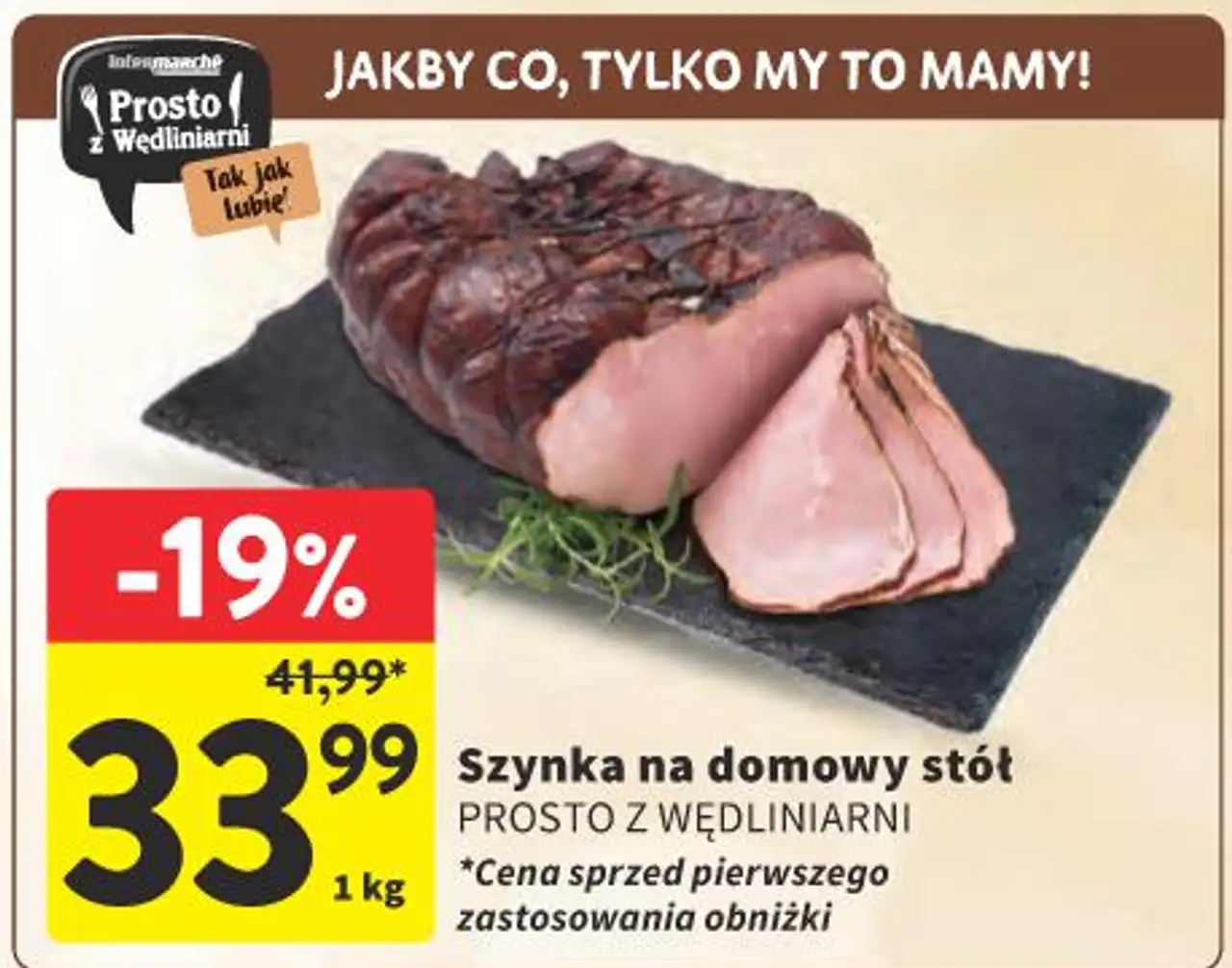 Szynka na domowy stół PROSTO Z WĘDLINIARNI