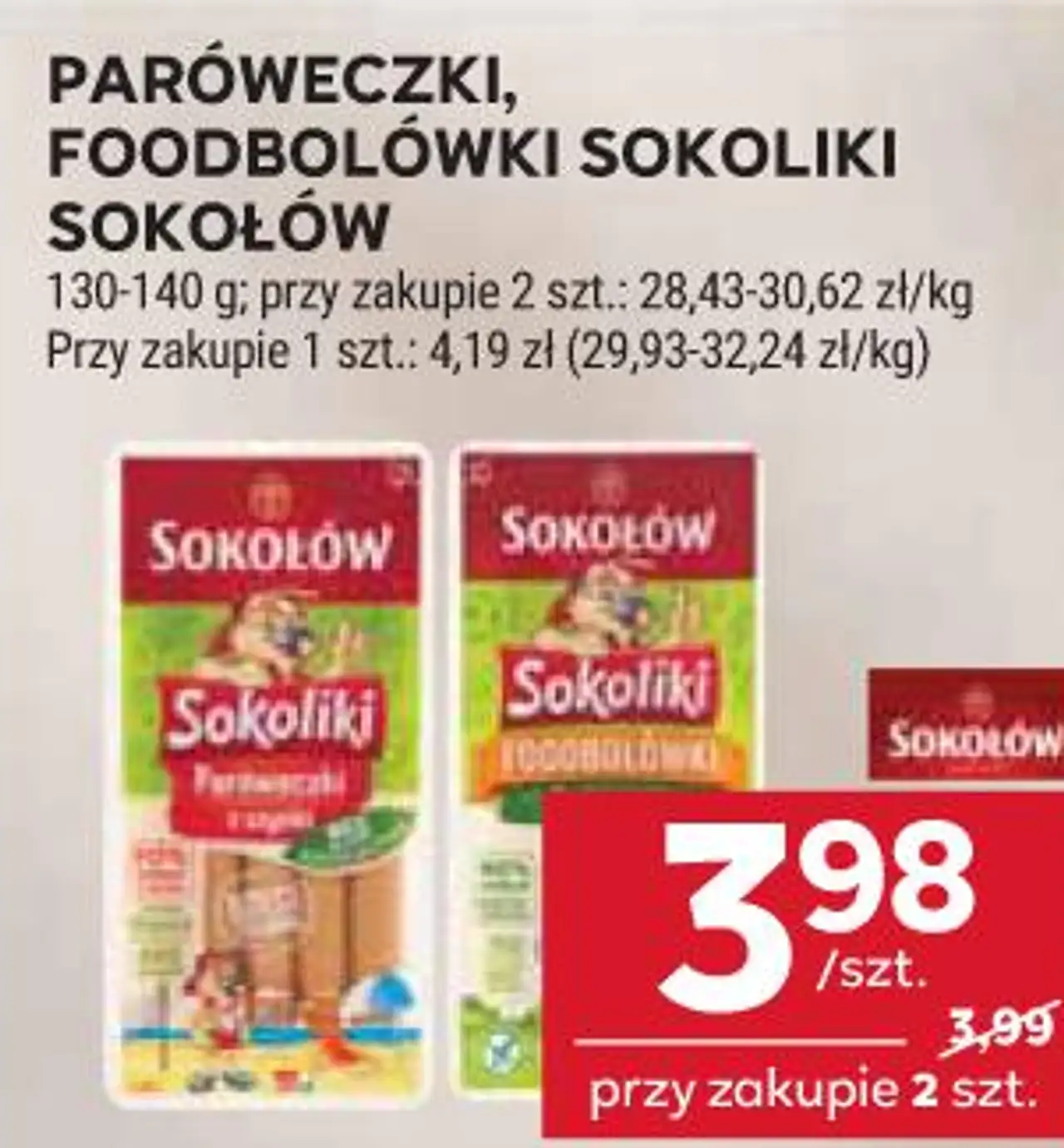 Paróweczki, foodbolówki Sokoliki Sokołów