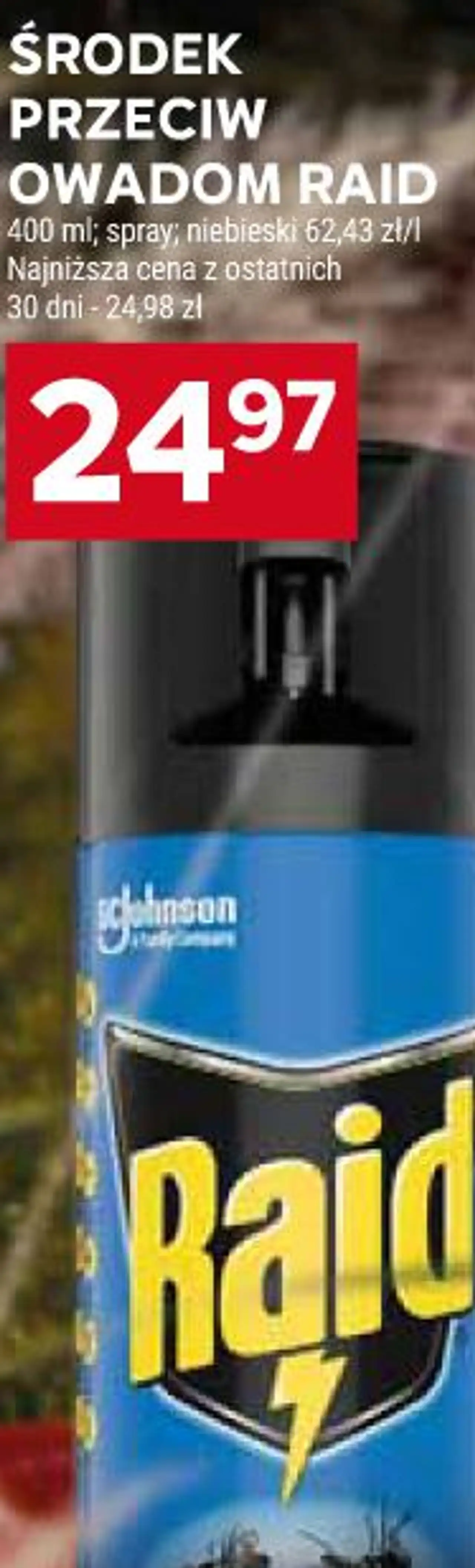 Środek przeciw owadom Raid spray